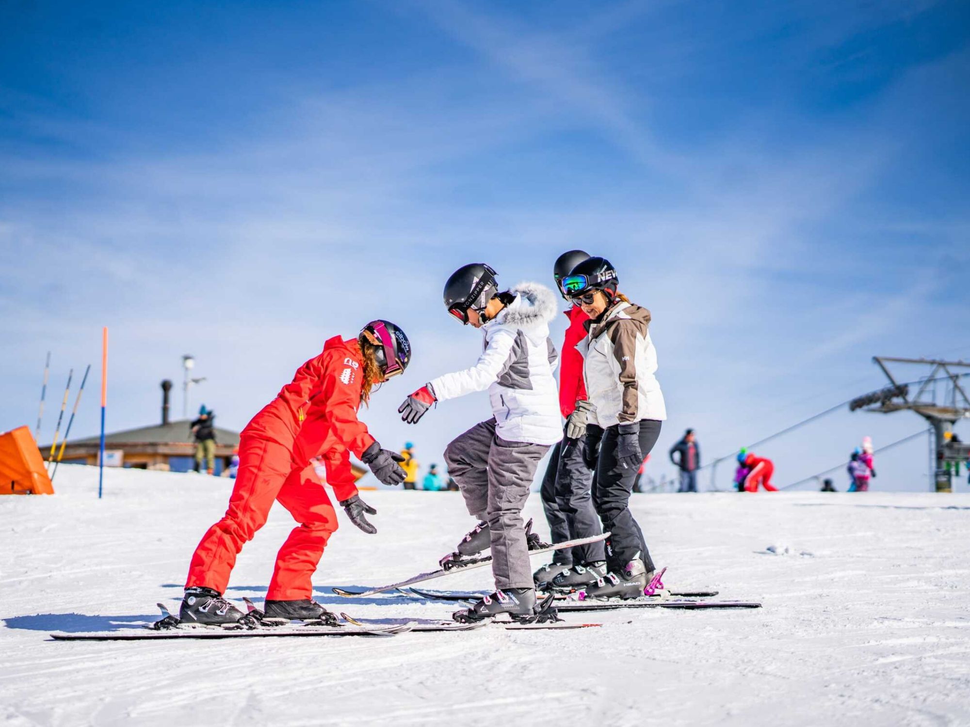 Ski school group for kids aged 5 to 12 in Nendaz