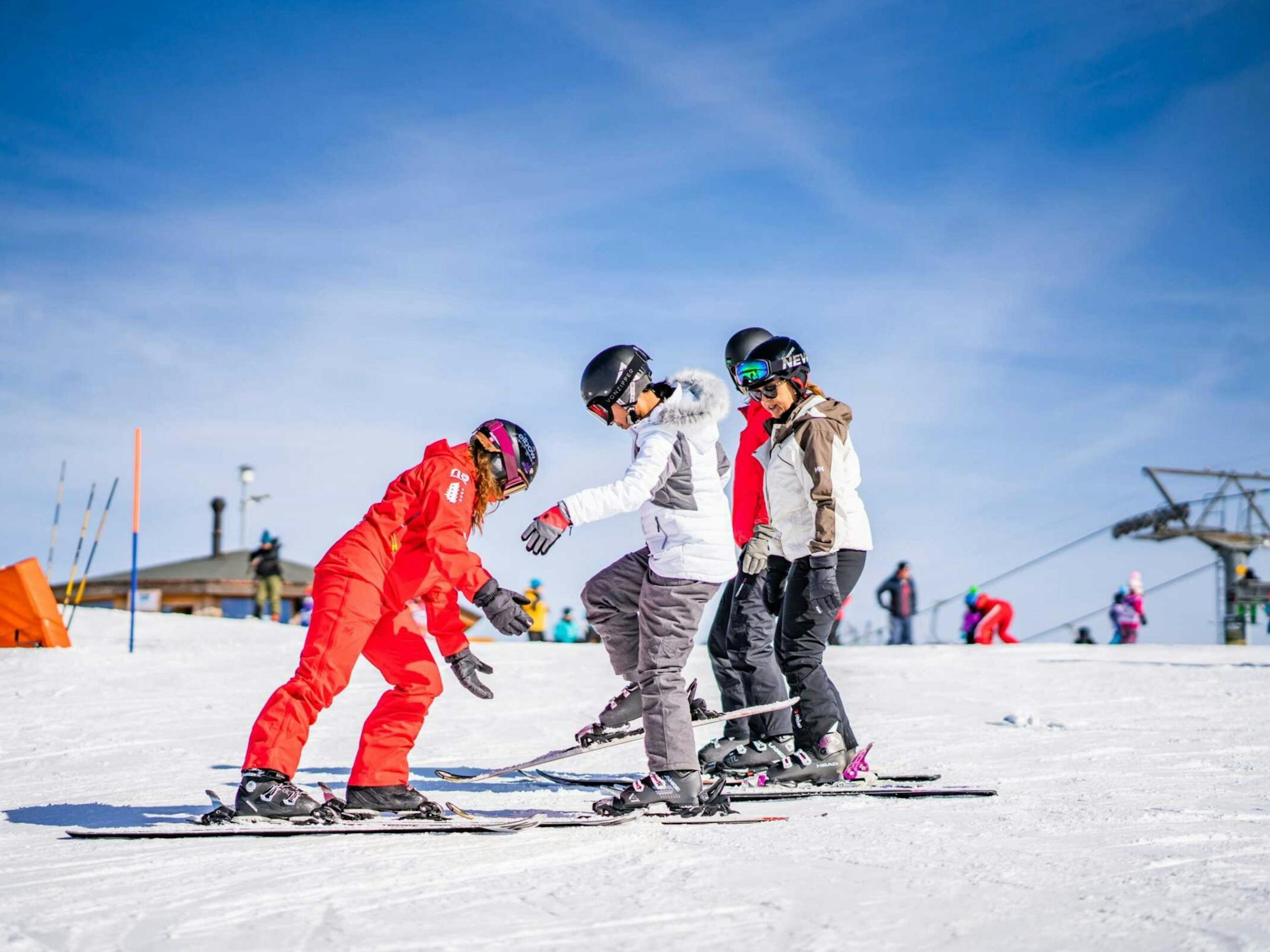 Ski school group for kids aged 5 to 12 in Nendaz