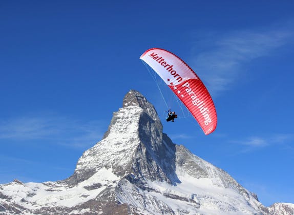 Paraglider am Matterhorn