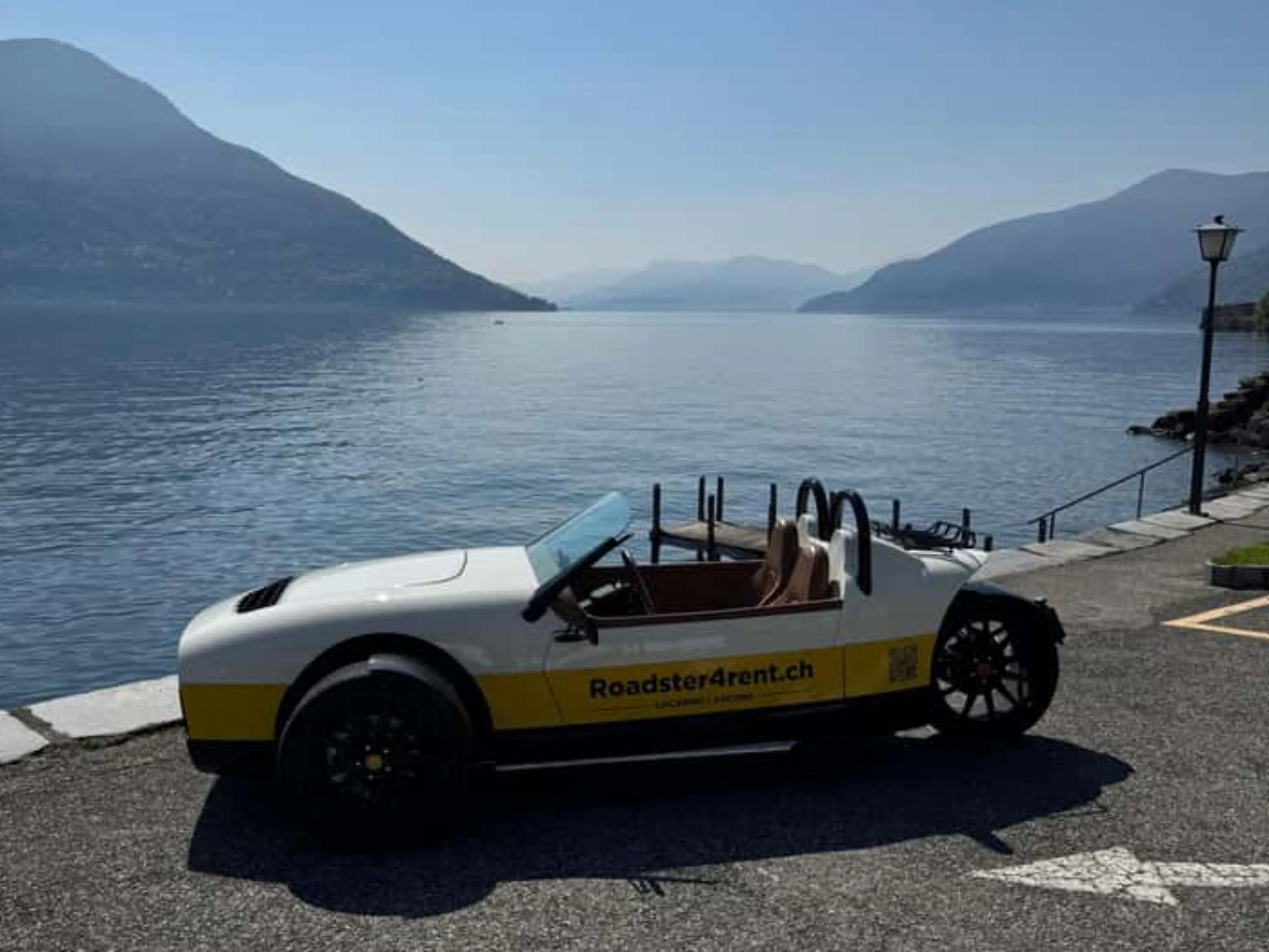 Lugano : balade en Vanderhall à trois roues (roadster) au départ de Locarno