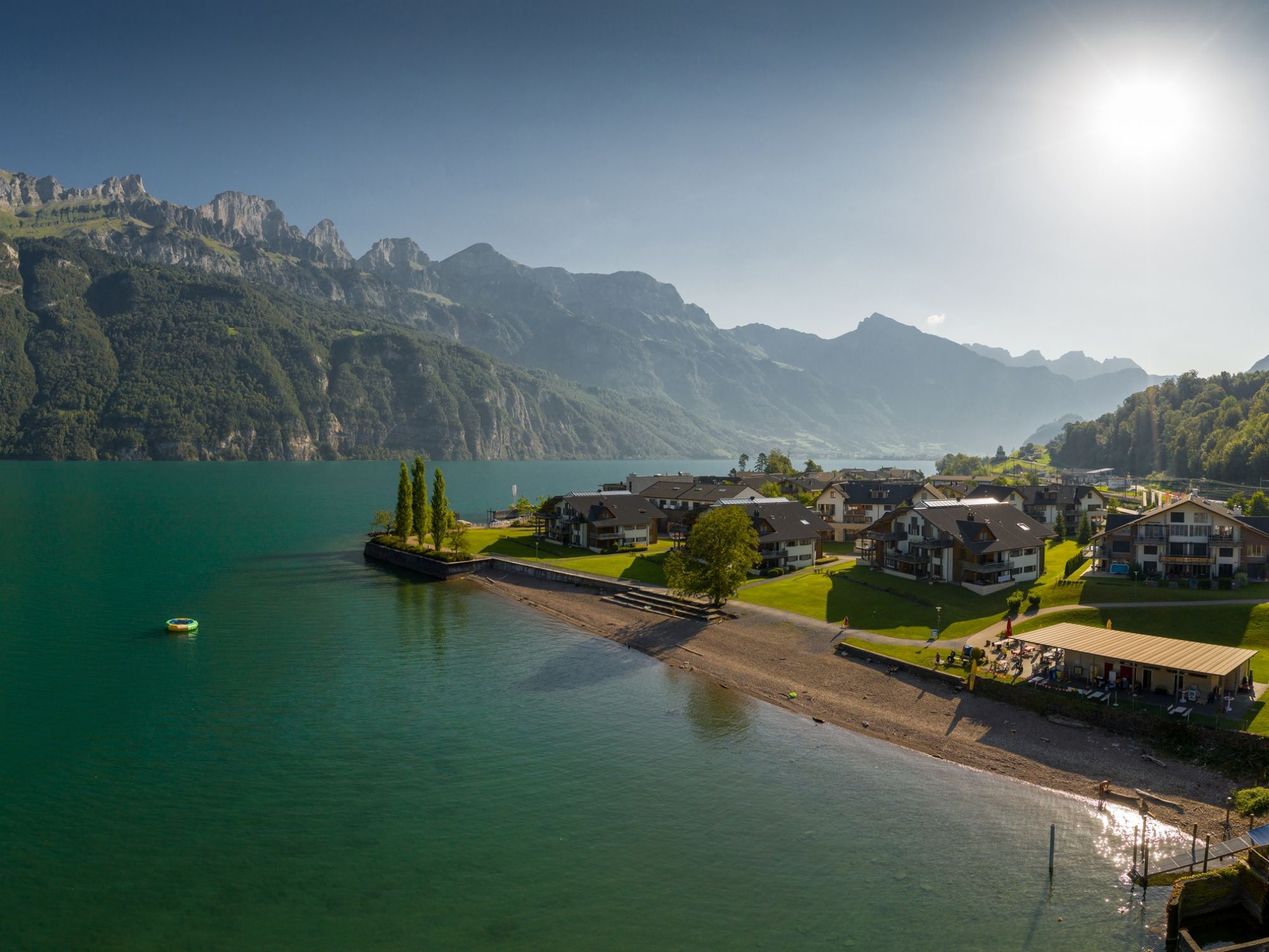 Badestrände_Walensee_Unterterzen