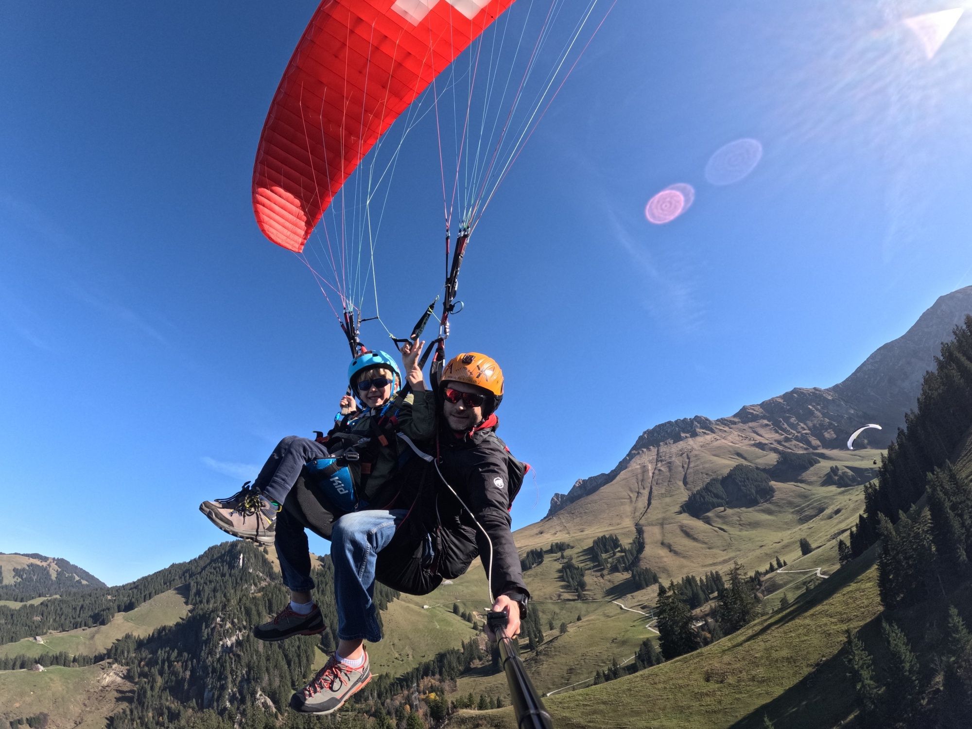 Tandemflug Schwarzsee