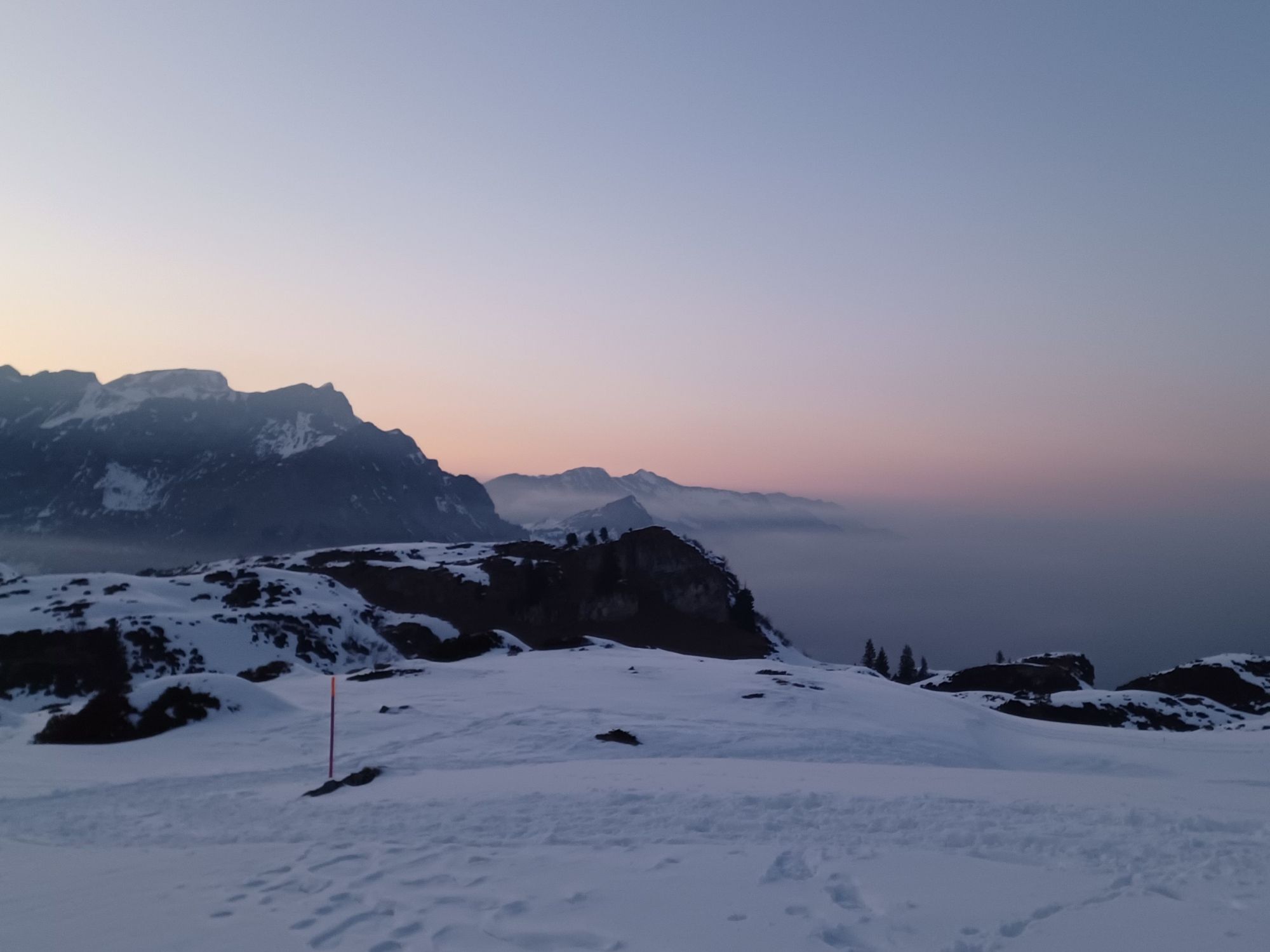 Schneeschuhwandern bei Vollmond