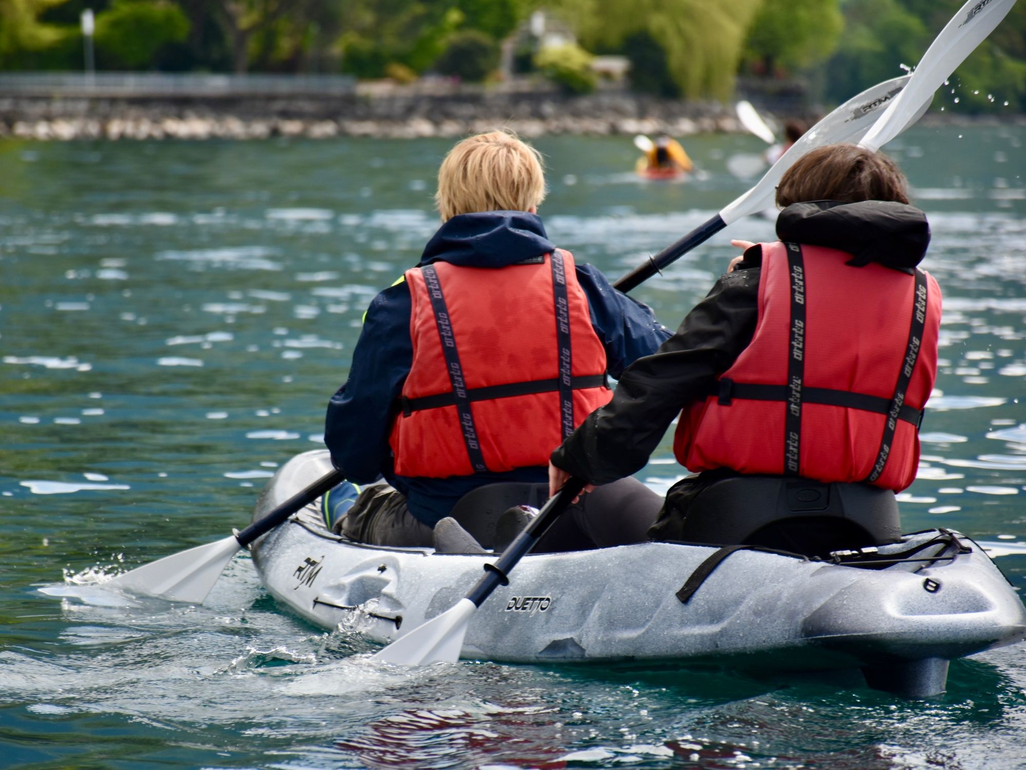 Kayak Following John Lavaux