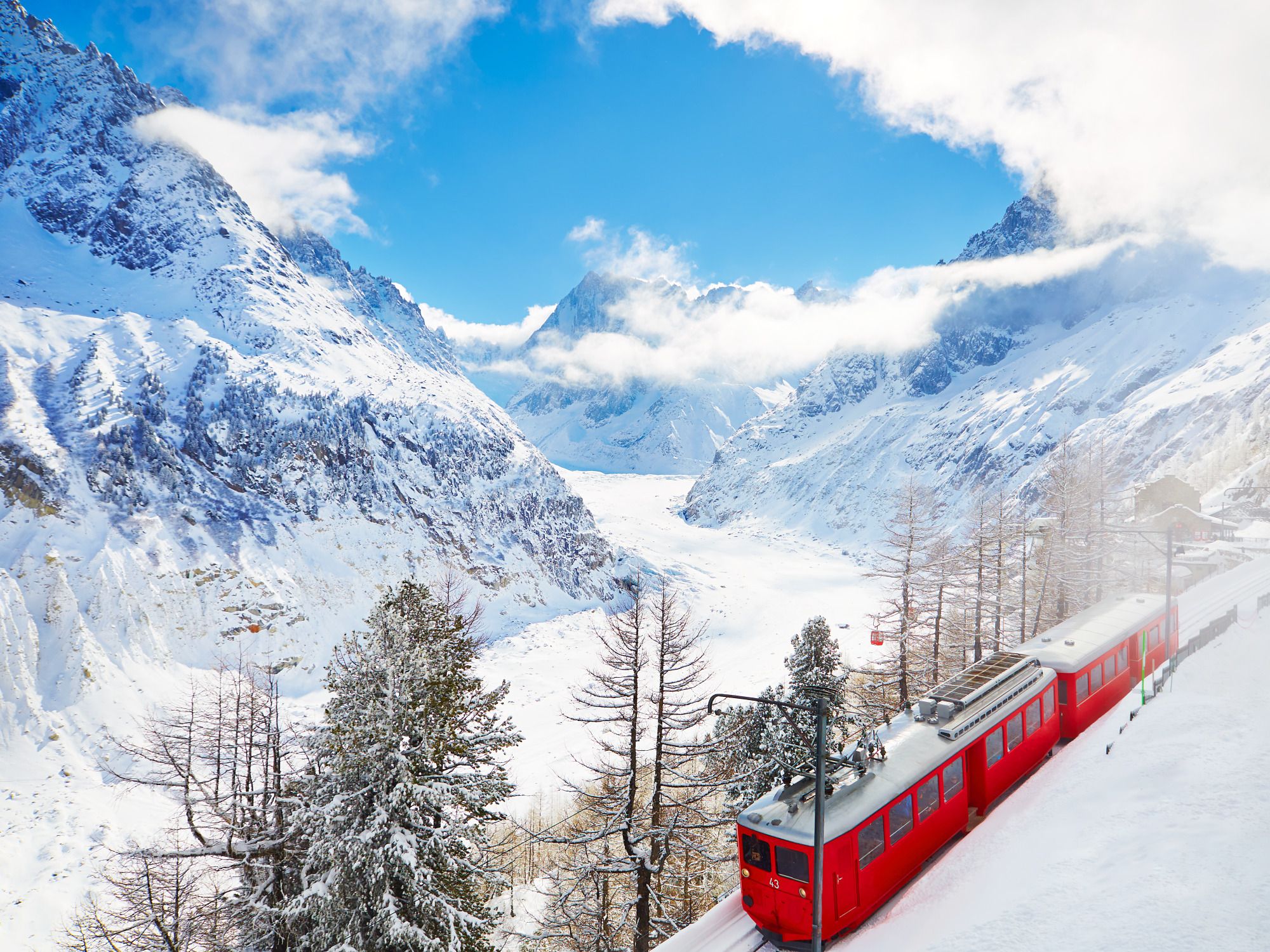 Fahrt zum Mer de Glace