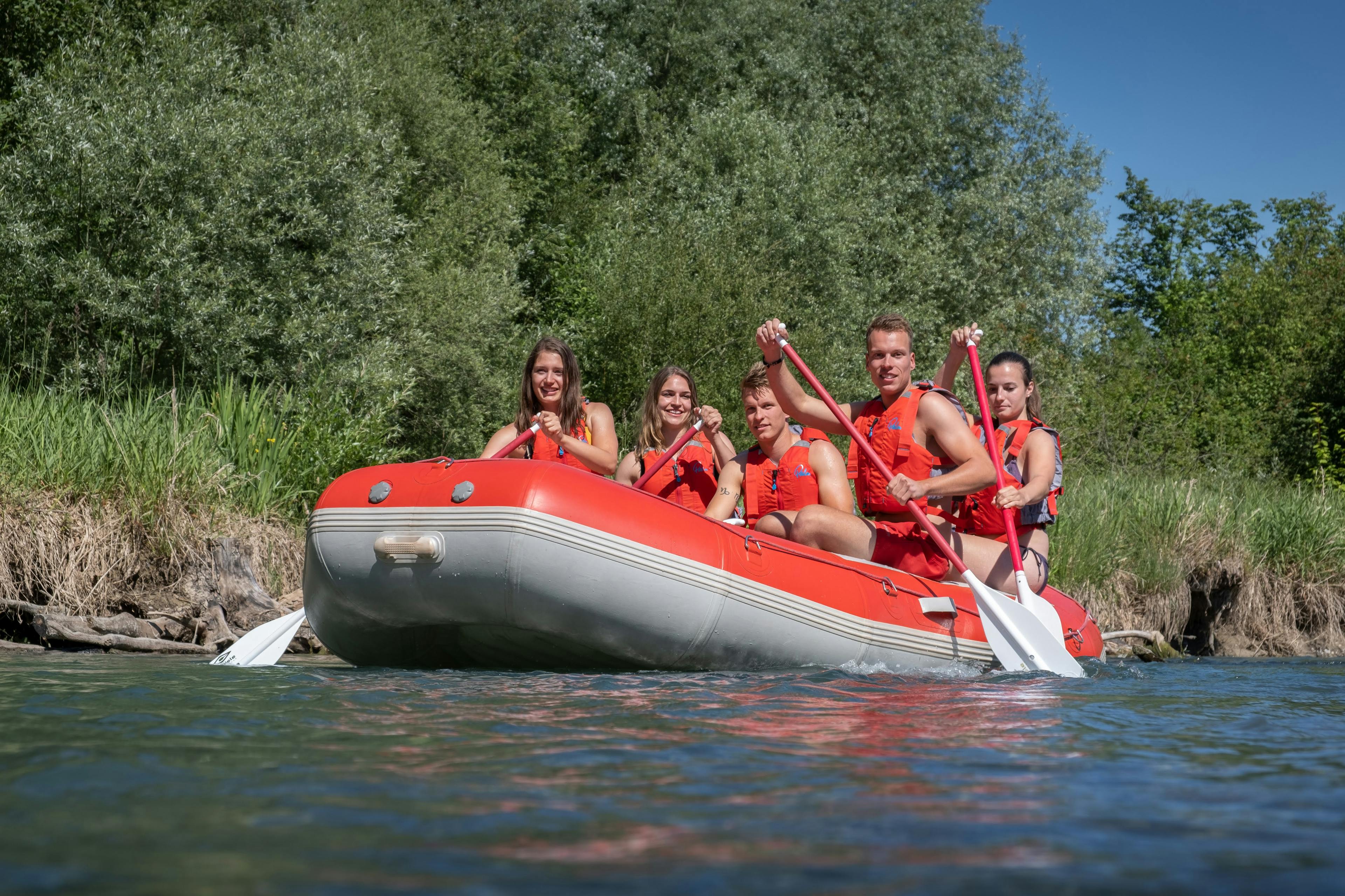 Aareböötle für 3-6 Personen: Schlauchboot mieten