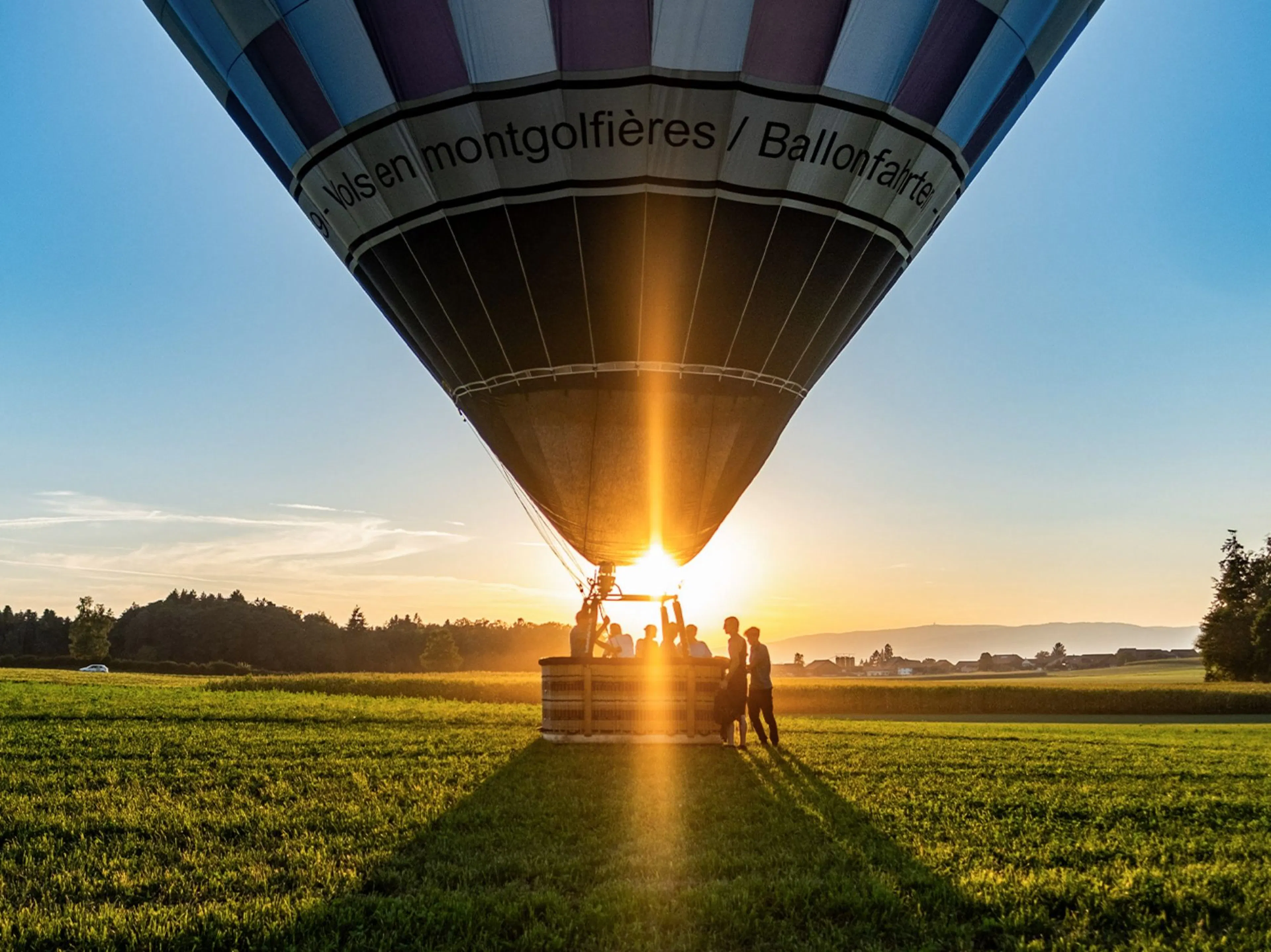 Vol en montgolfière privé dans la région de la ville de Berne