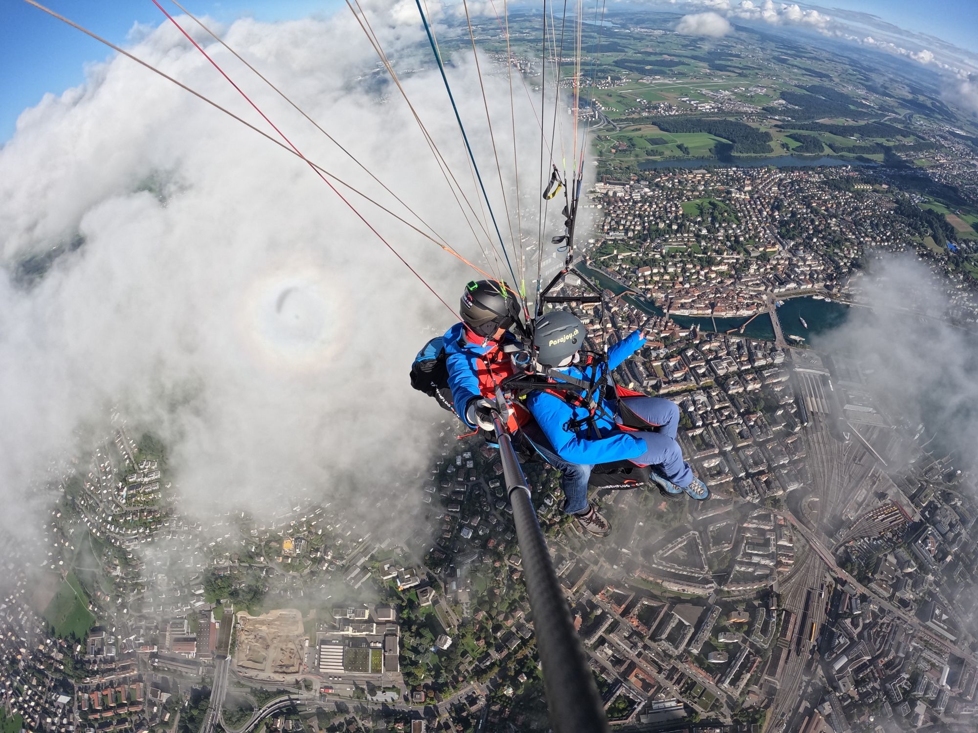 Tandem Gleitschirmflug