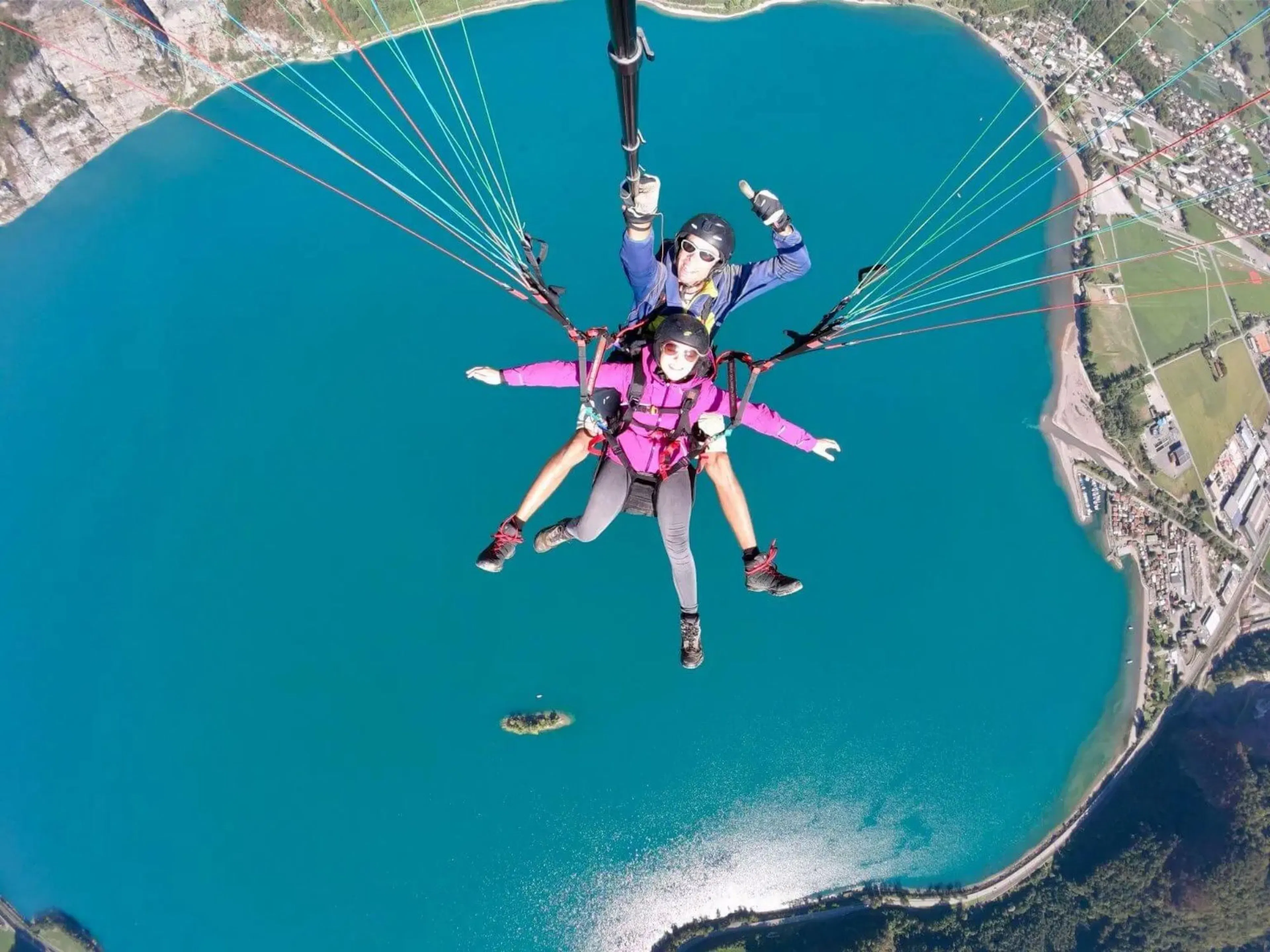 Einsteiger Tandem Gleitschirmflug im Heidiland