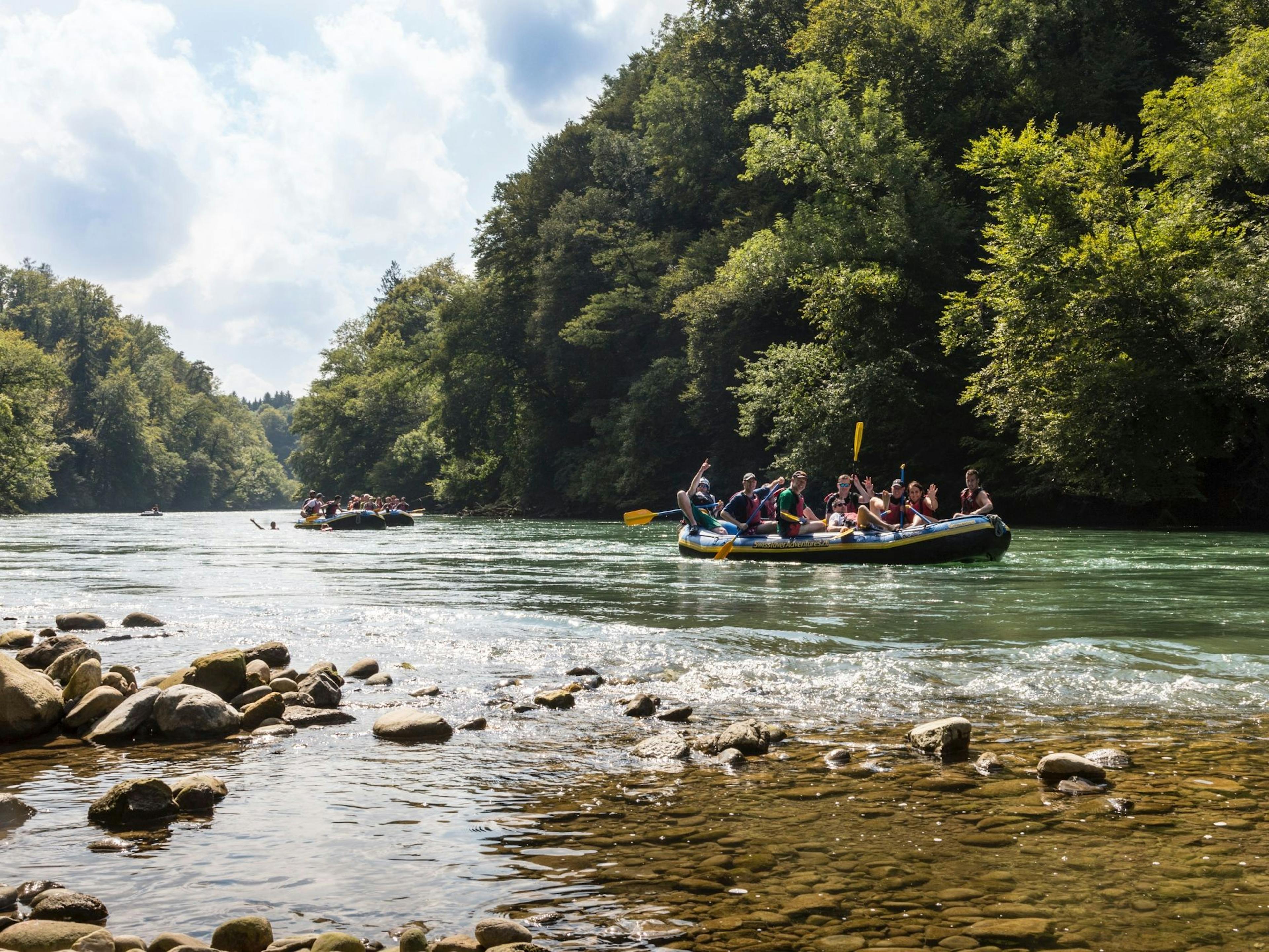 Lodní výlet na den po řece Reuss z Bremgartenu do Gebenstorfu