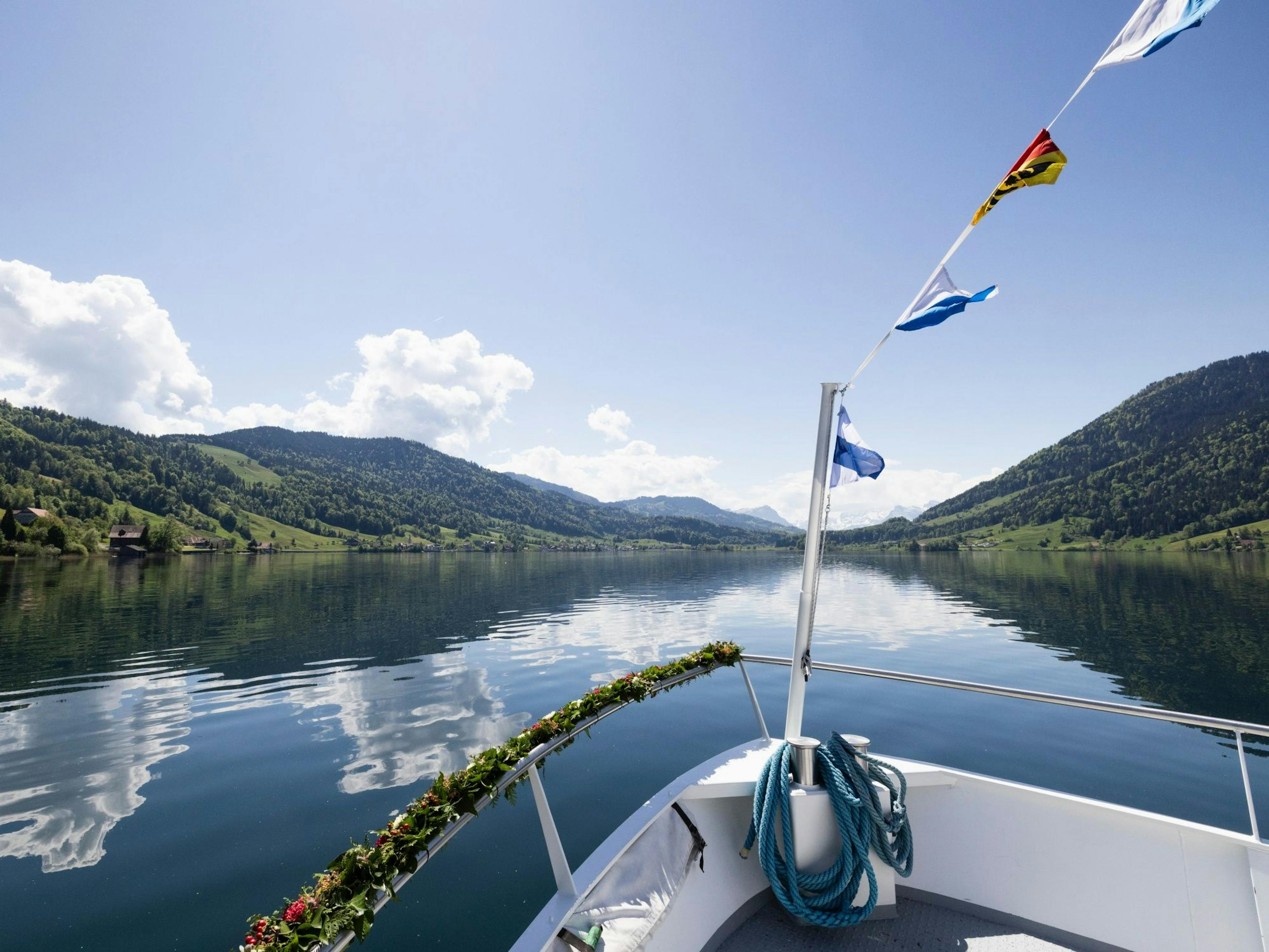 Streckenticket Schiff Ägerisee zwischen Unterägeri und Morgarten