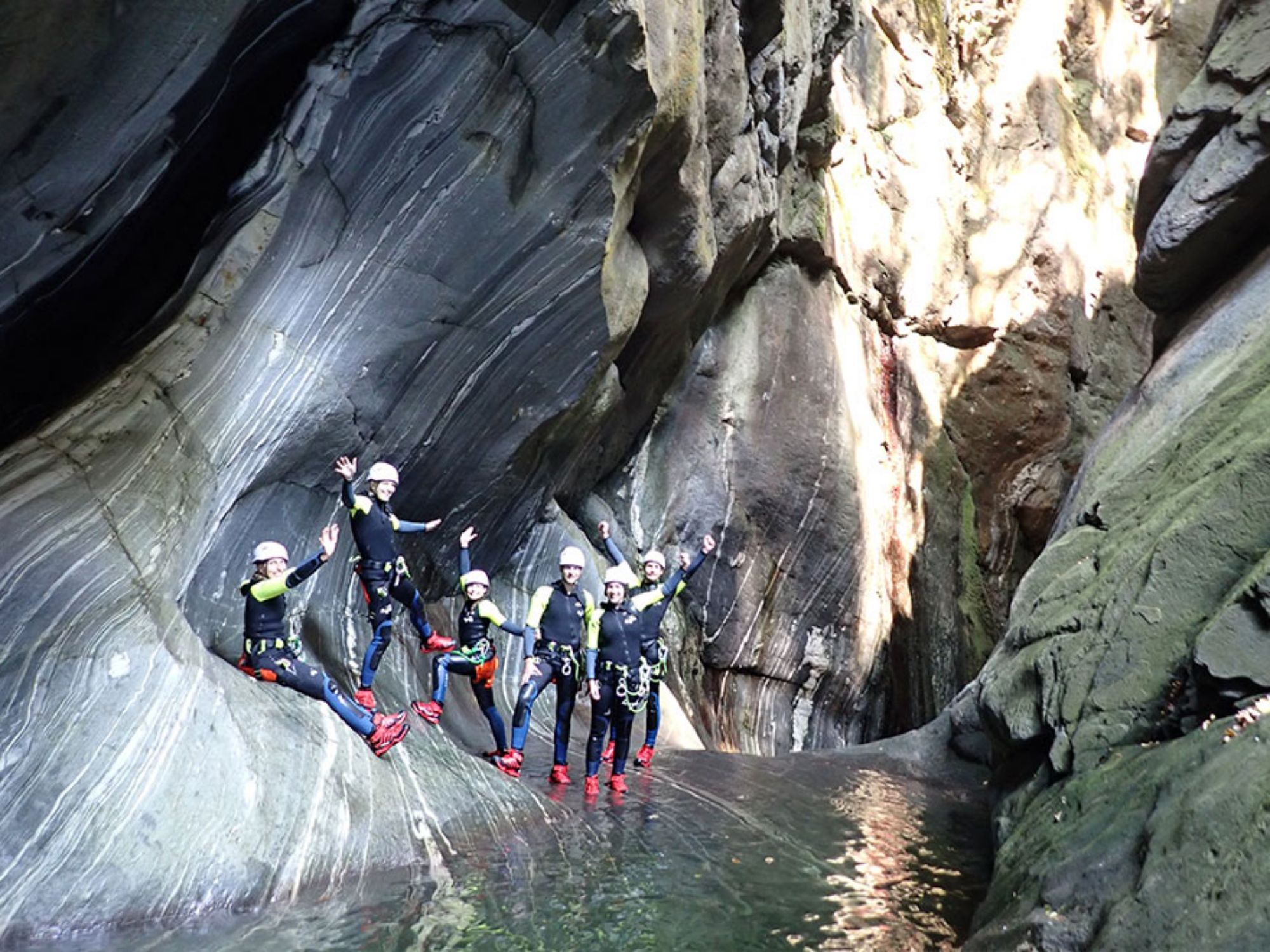 Combinata di canyoning Val Grande e Val di Gei da Gordevio