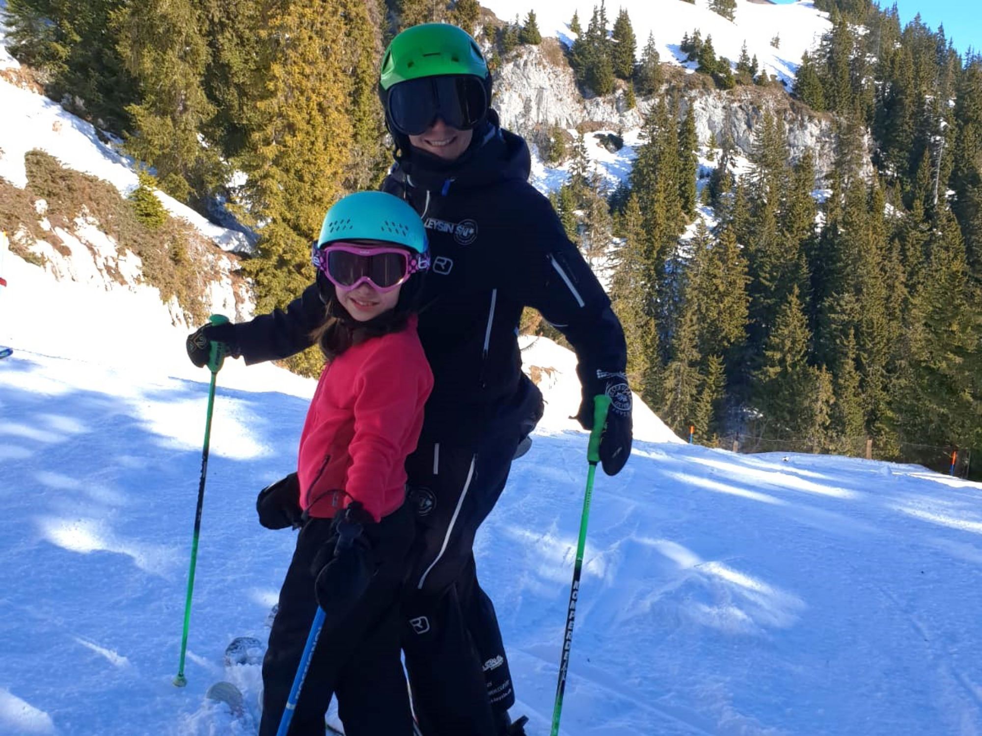 Kursus ski privat untuk anak-anak dan dewasa di Leysin