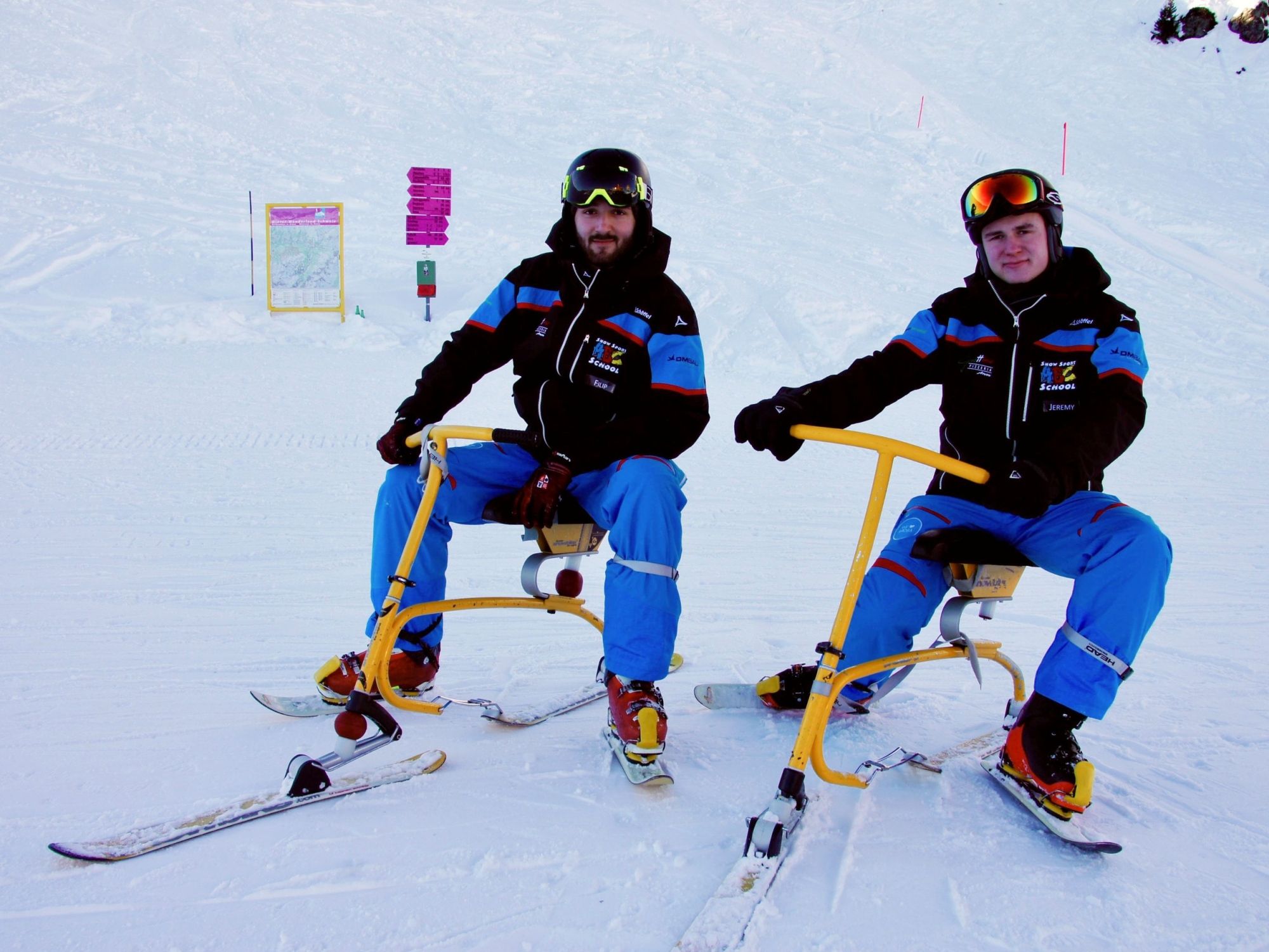 Kurs na snowbike prywatnie w Arosie