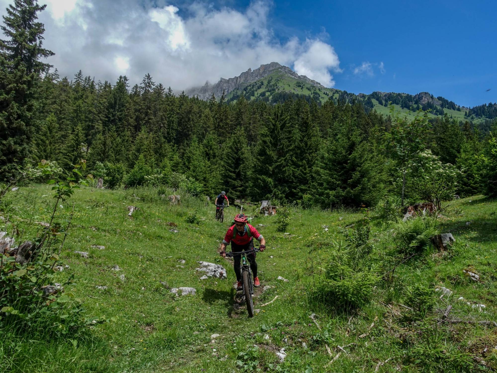 Tour mit dem E-Mountainbike
