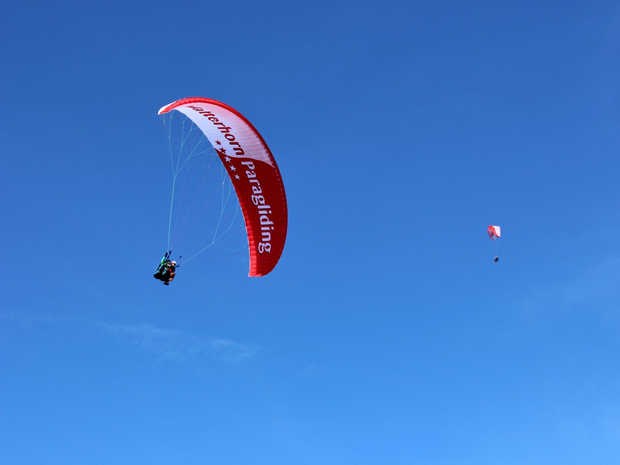 Matterhorn Gleitschirmflug
