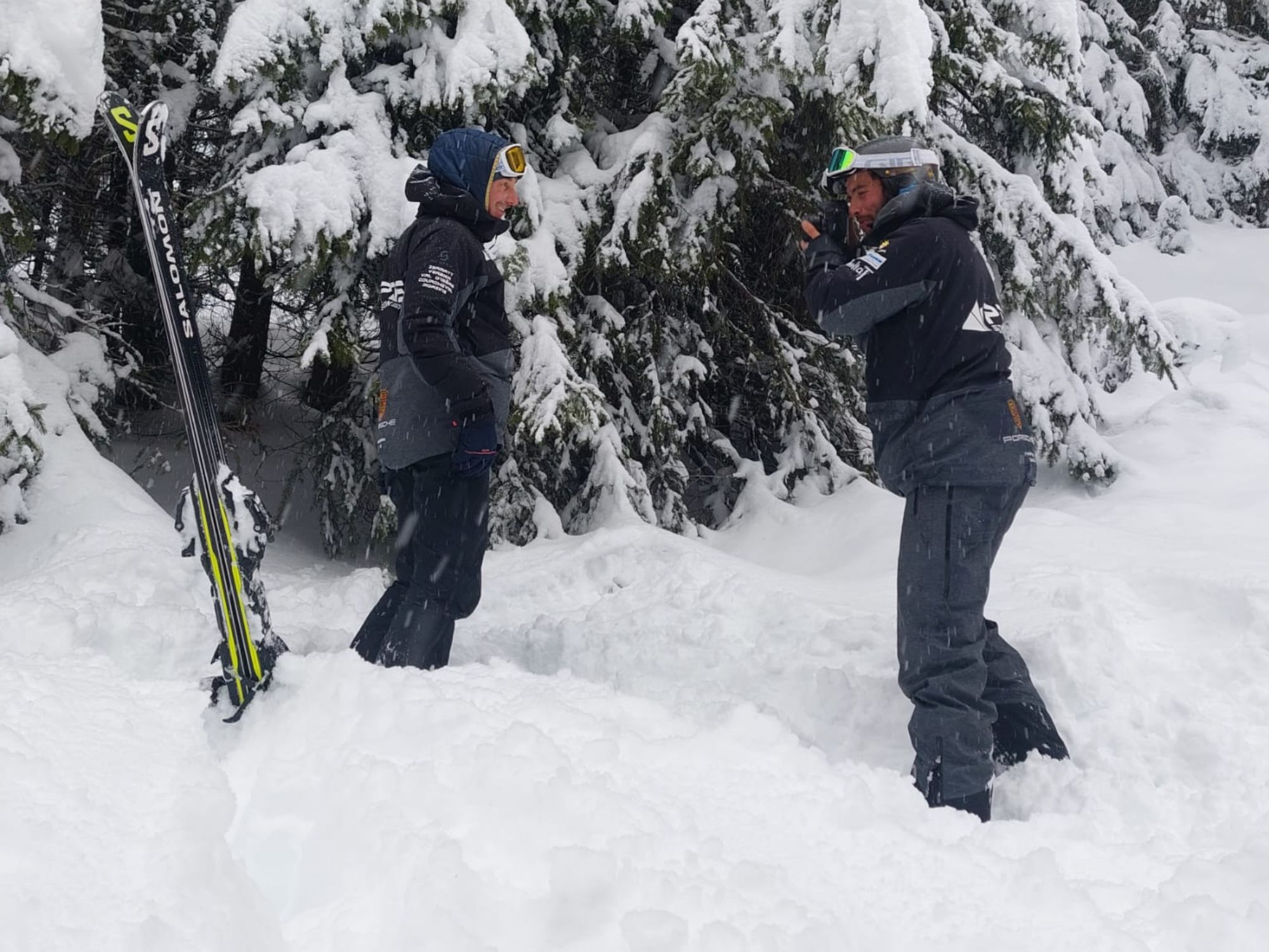Freestyler im Schnee