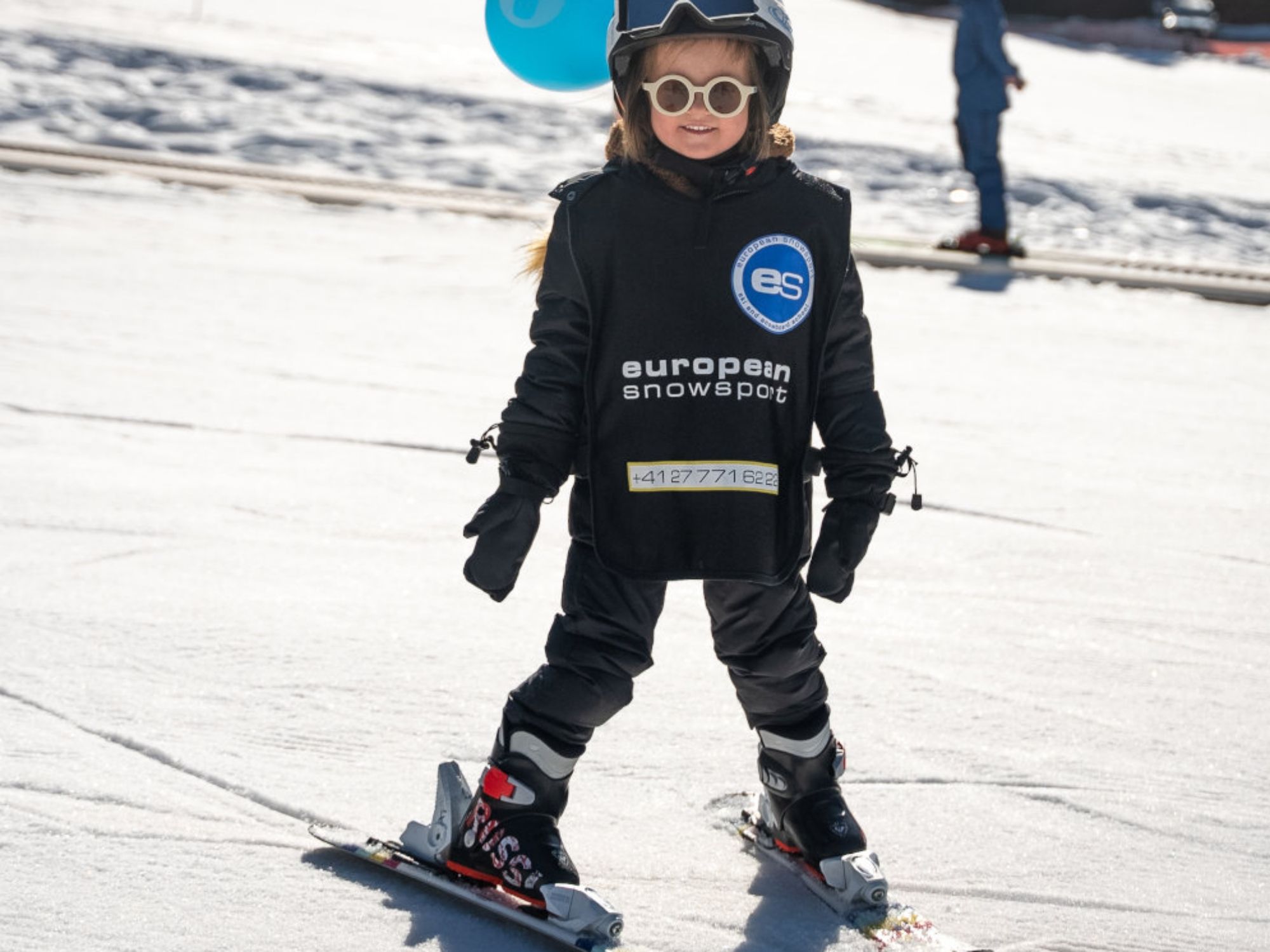 Spass beim Skifahren