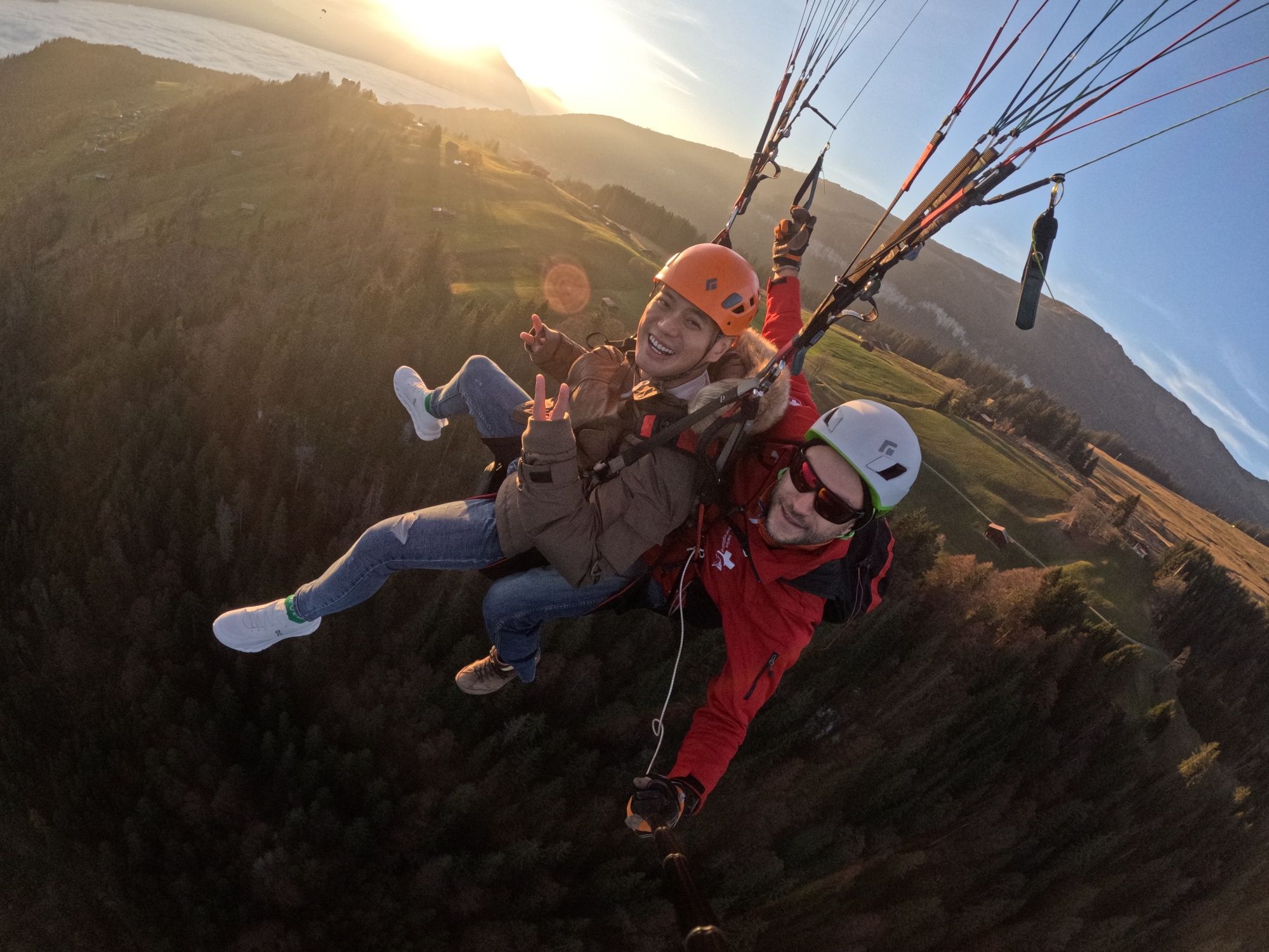 Tandemflug Schwarzsee