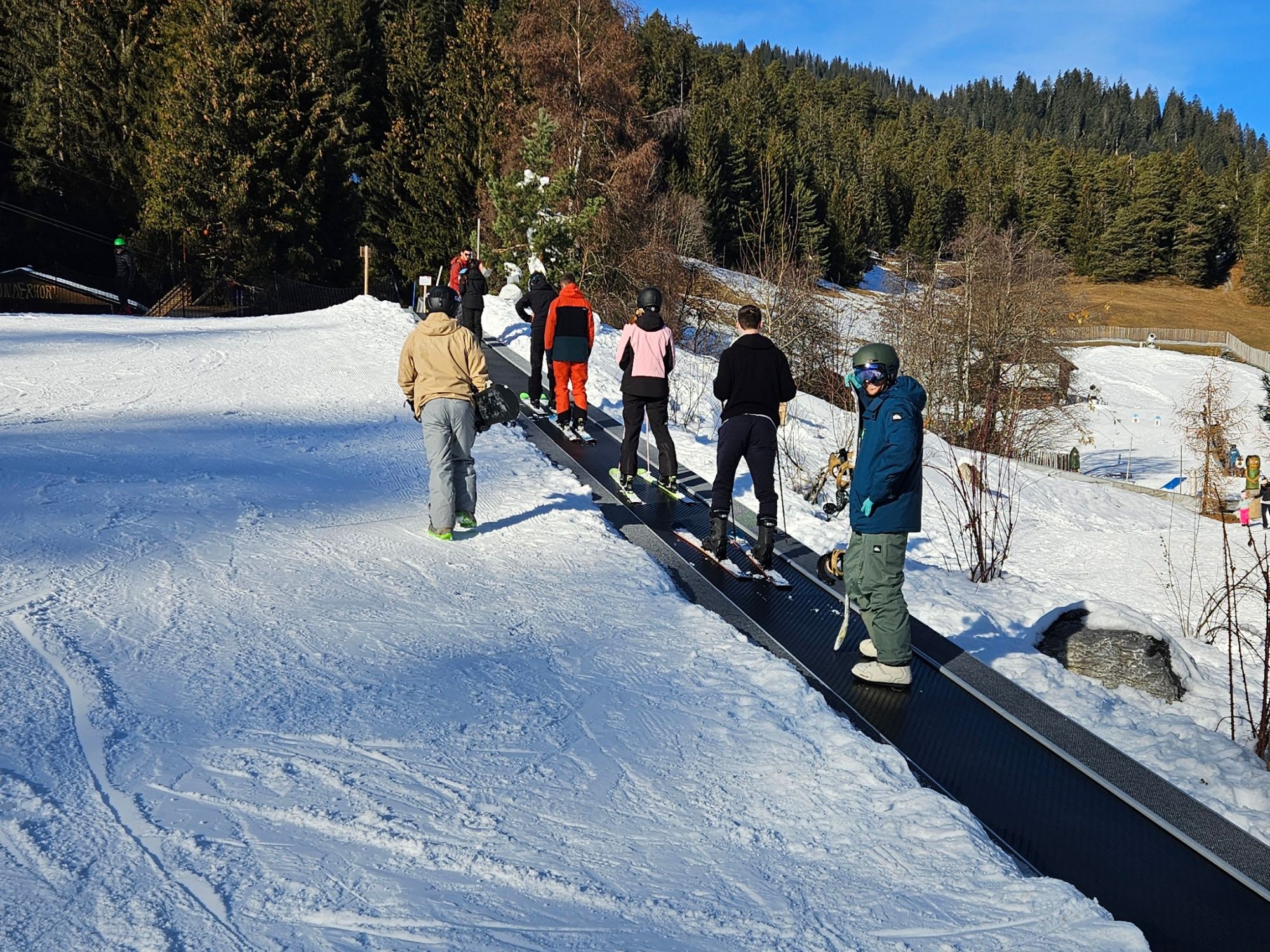 Privat snowboardlektion för nybörjare i Laax