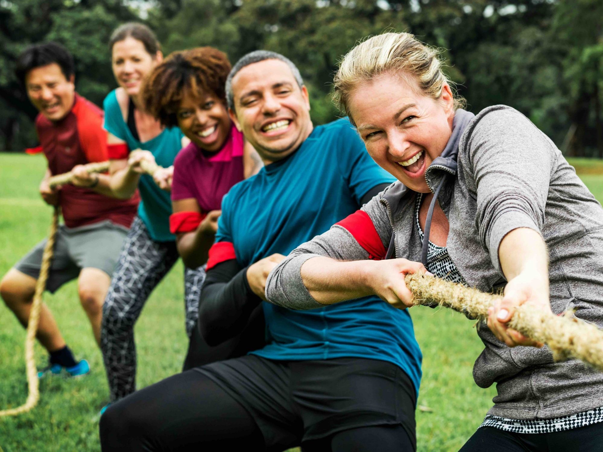 Teamspiele, Tauziehen