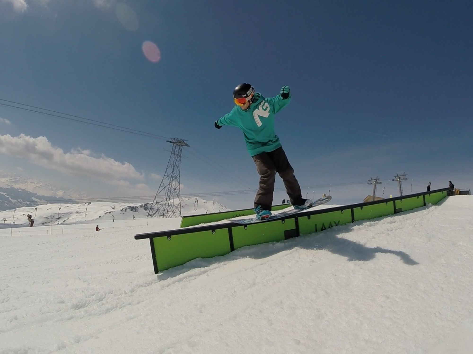 ラアクスでの上級者向けプライベートスノーボードレッスン