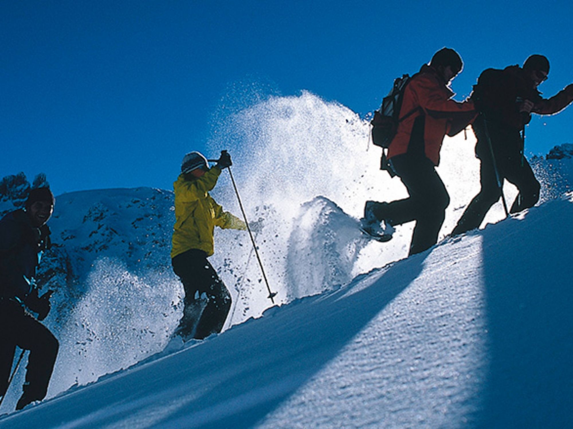 Schneeschuhwandern bei Vollmond