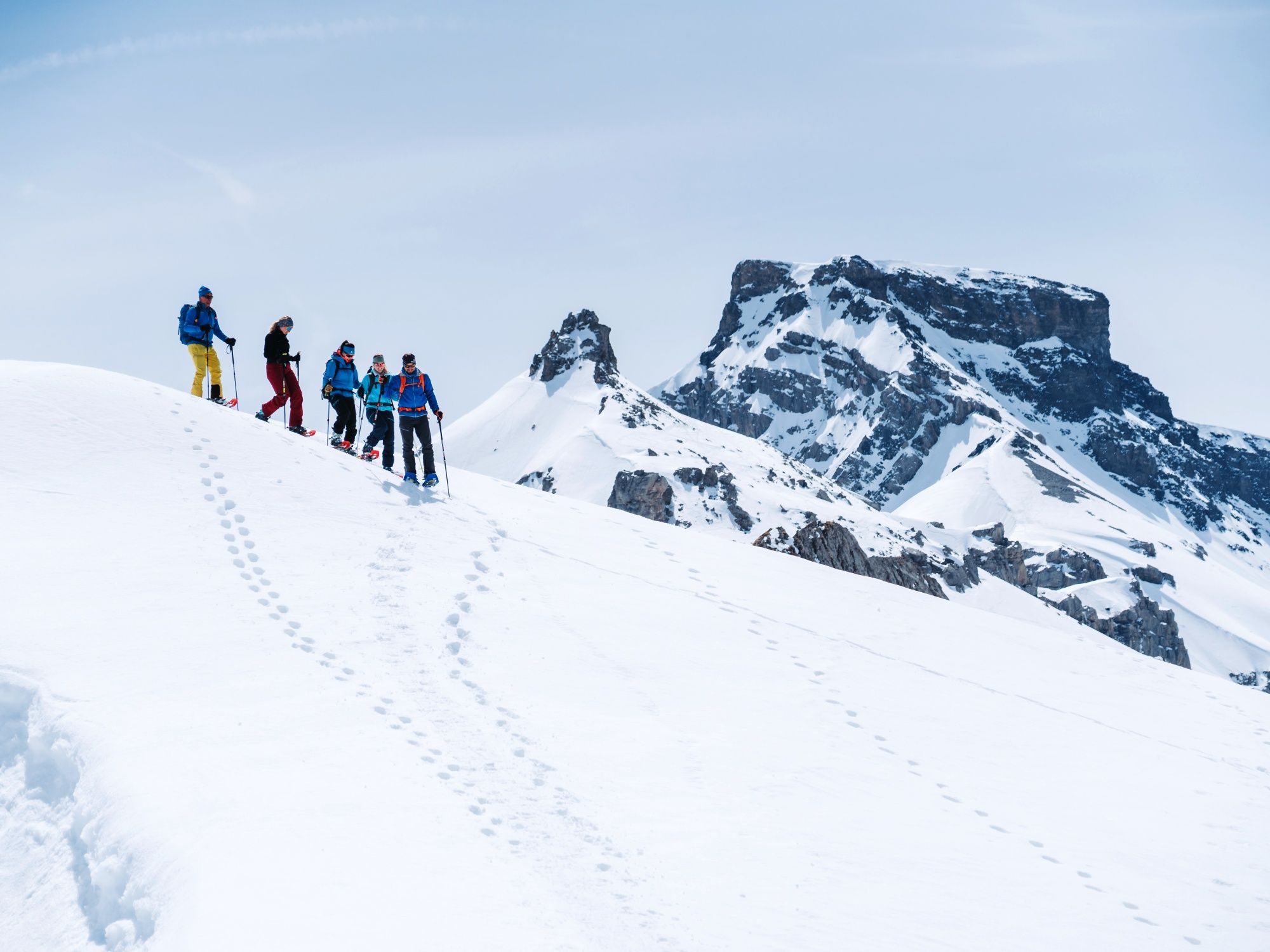 Snowshoe hike Alpine School Adelboden1