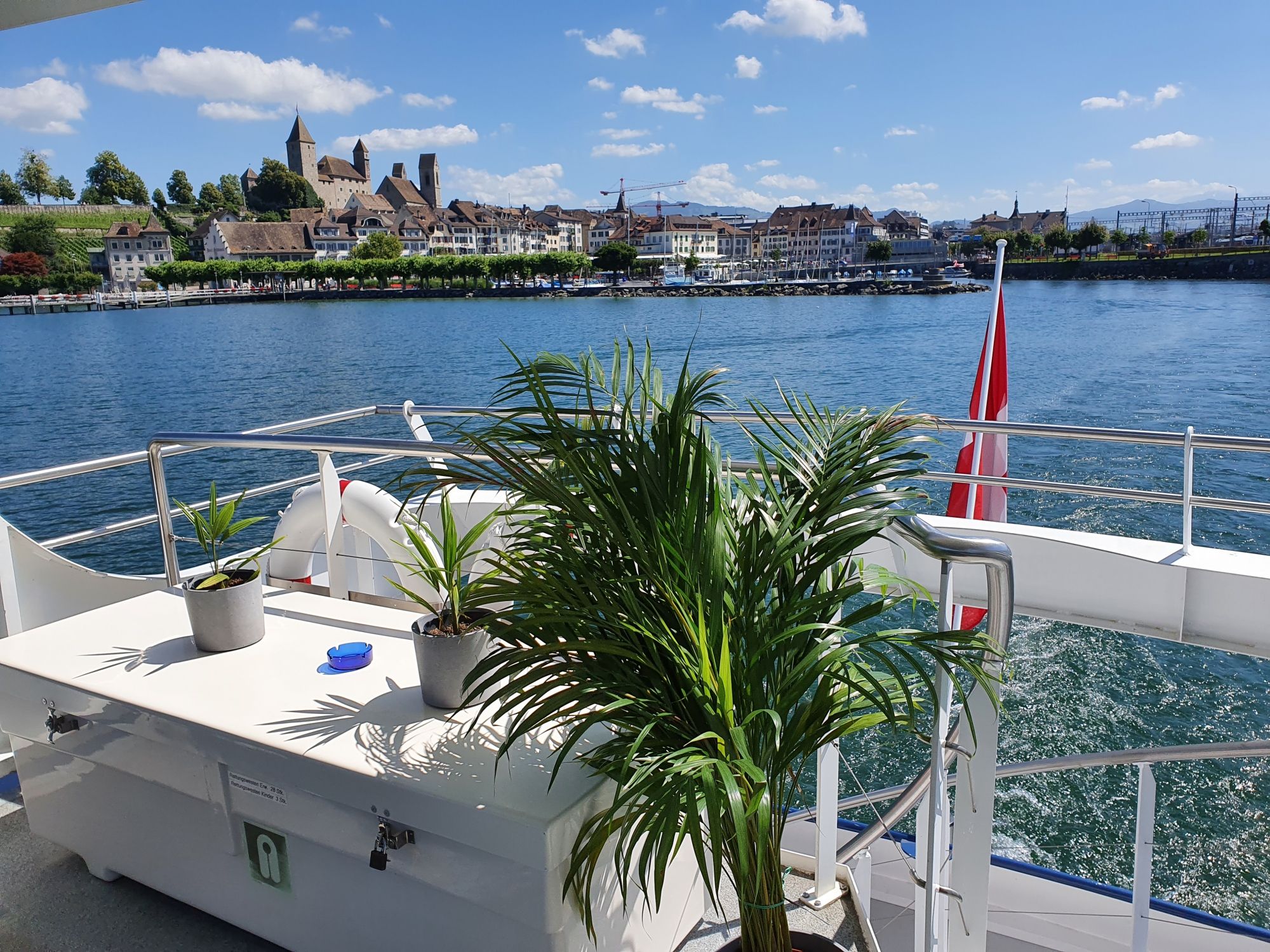 在苏黎世湖进行2小时私人开胃酒巡游