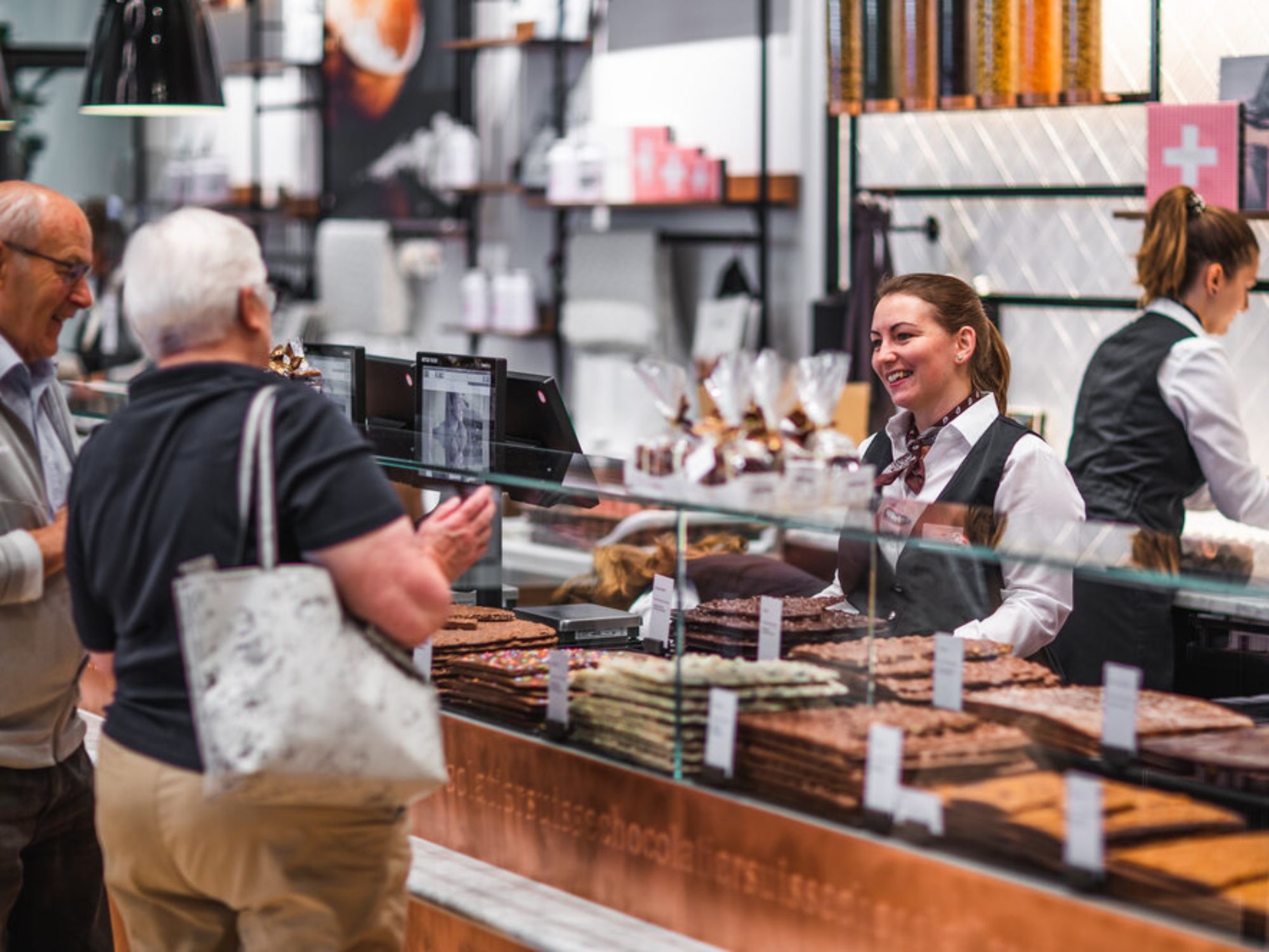 Billet til Läderach-fabriksrundvisning med chokoladeværksted