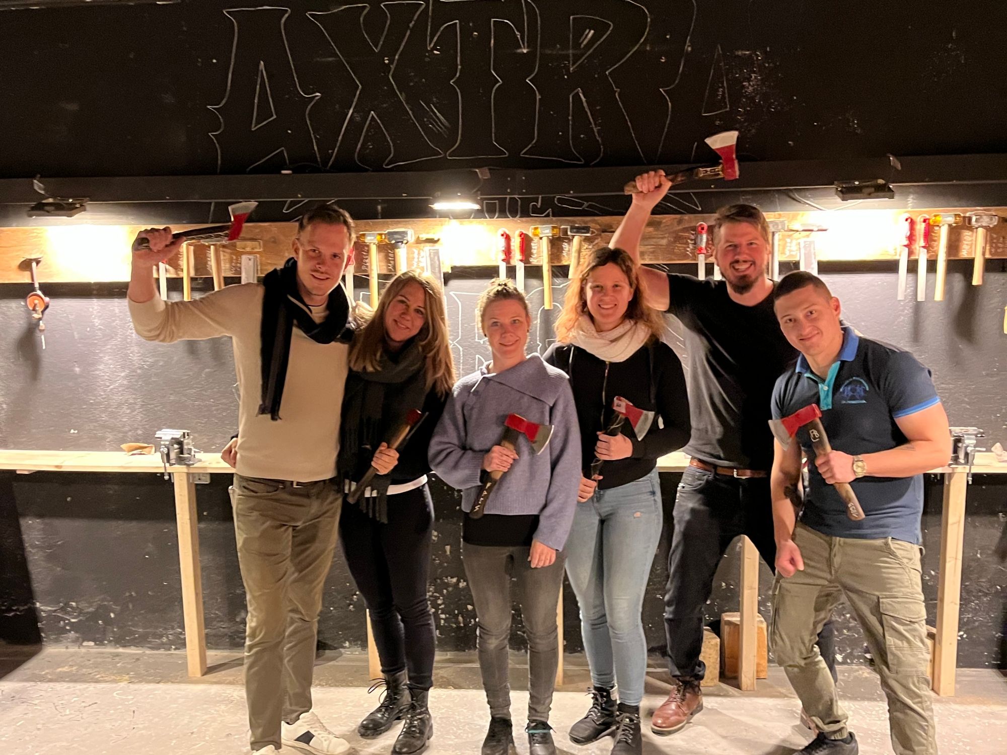 "Whistlepunk" axe throwing in Zurich