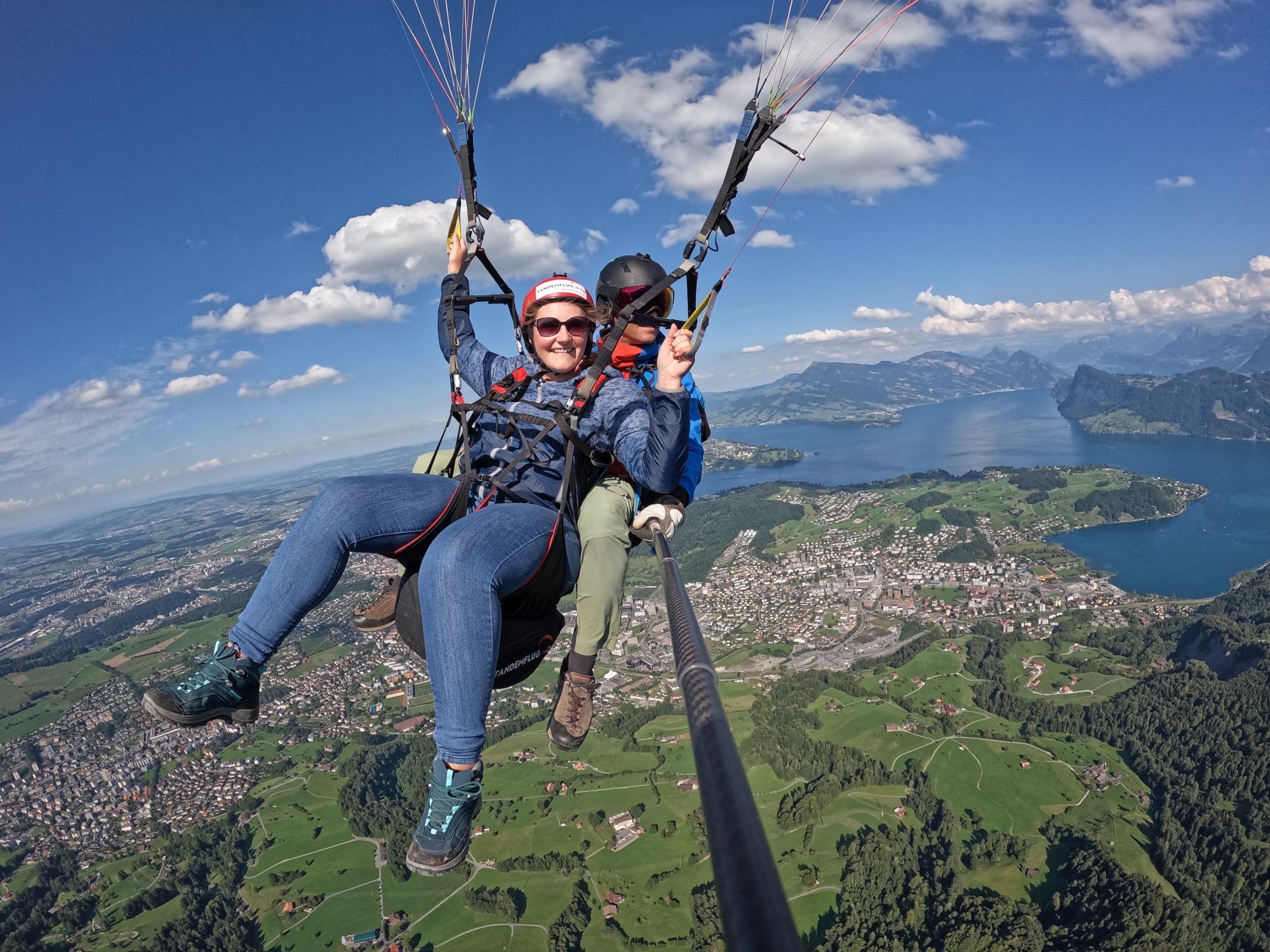 Tandem Gleitschirmflug