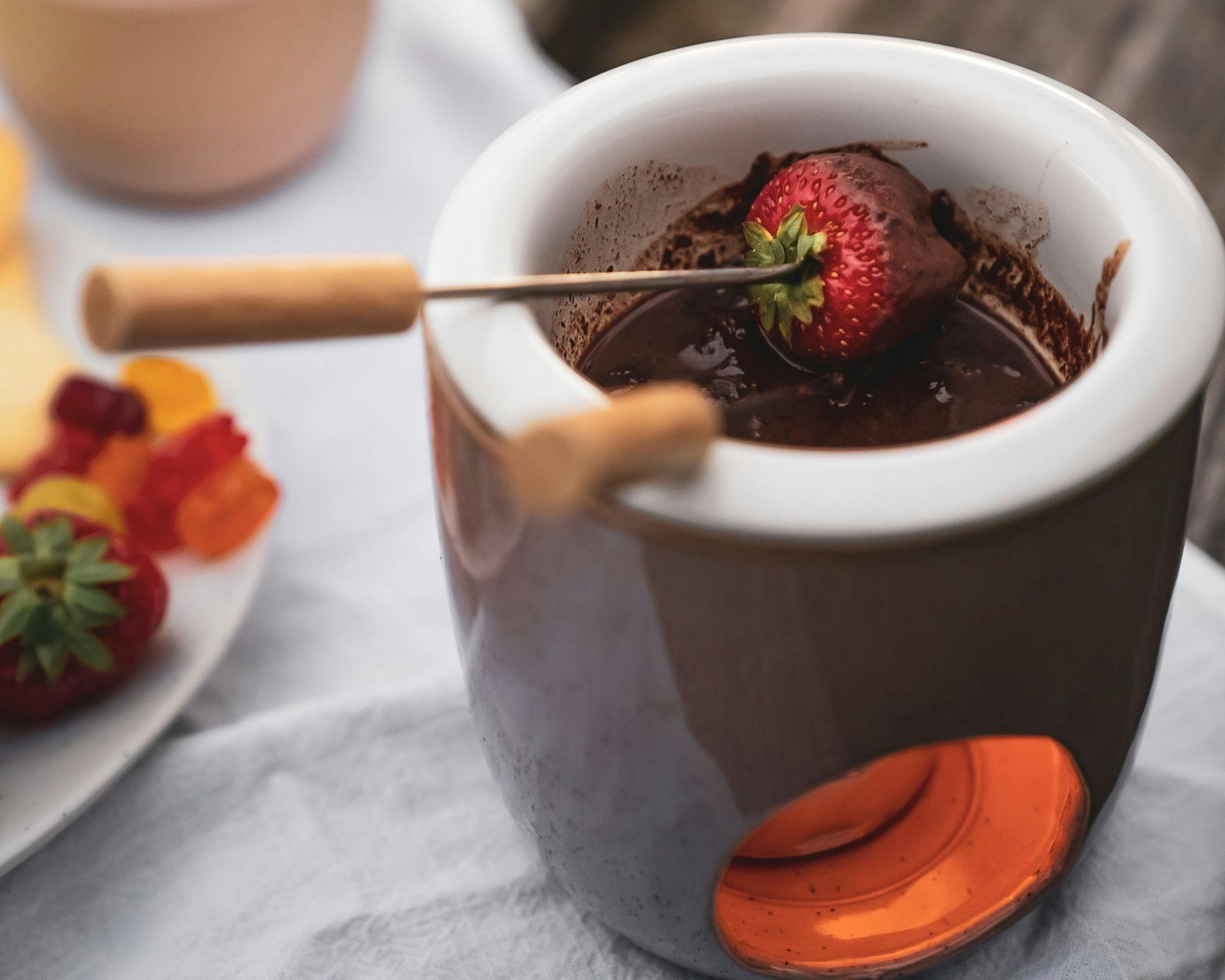 Schokoladenfondue auf der Seebodenalp