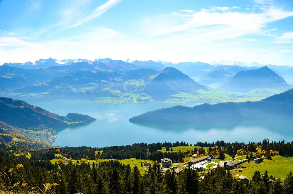 Rigi Kaltbad Känzeli Ausblick 