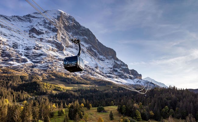 Eiger Express: Erkunde die beeindruckende Eigernordwand in Grindelwald mit einer Seilbahn