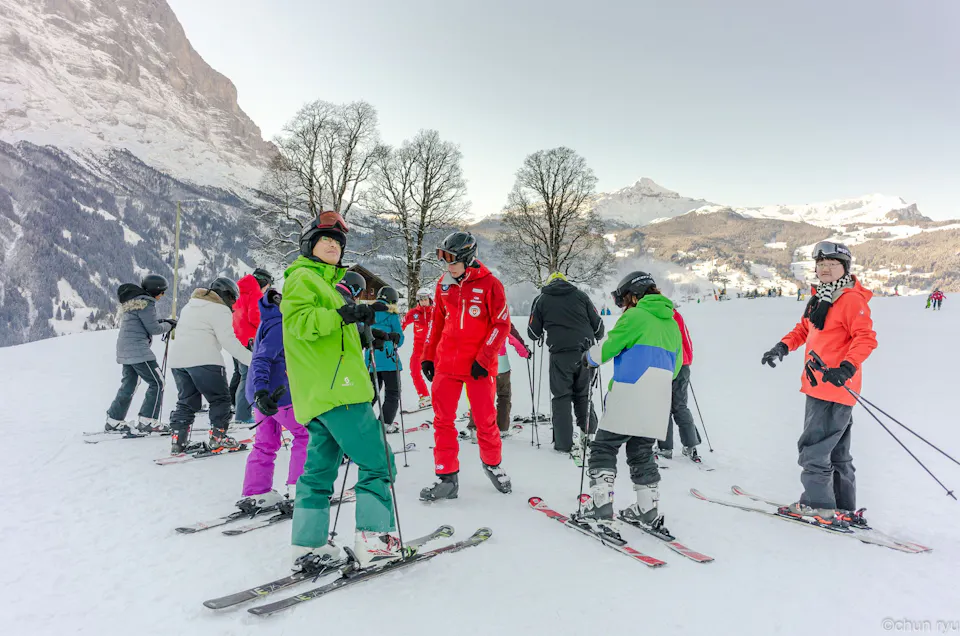 Interlaken Skifahren Anfänger