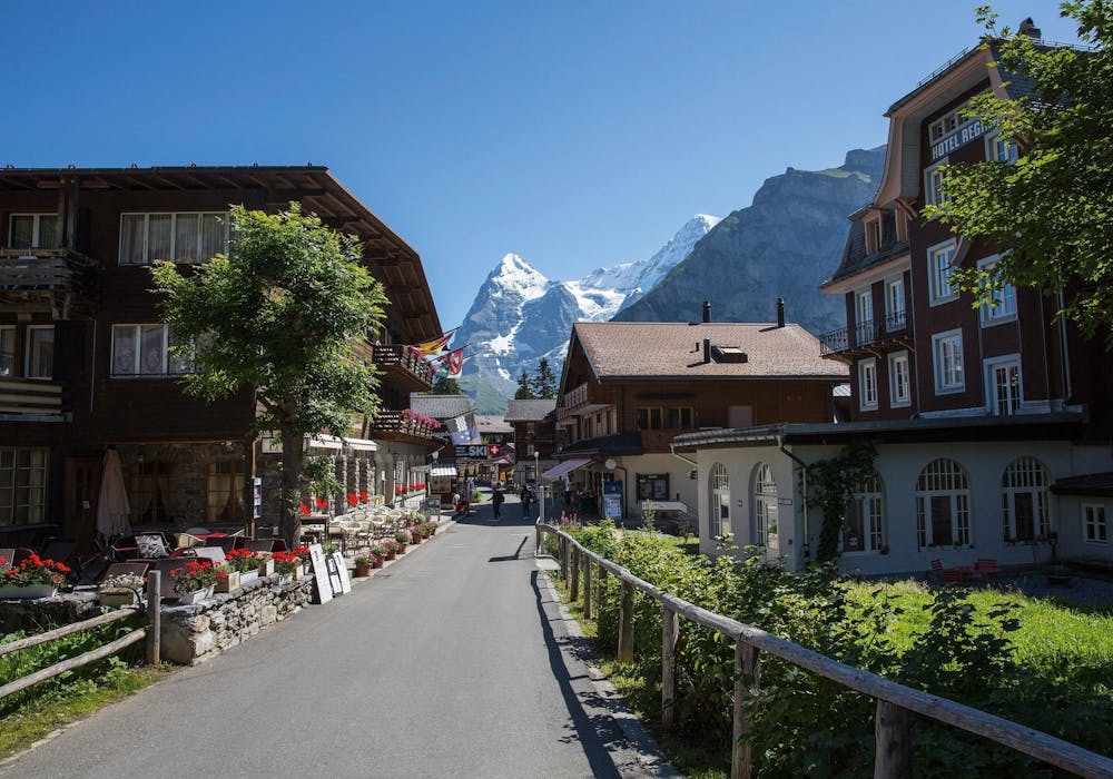 Il villaggio di Mürren (Foto: Regione della Jungfrau)