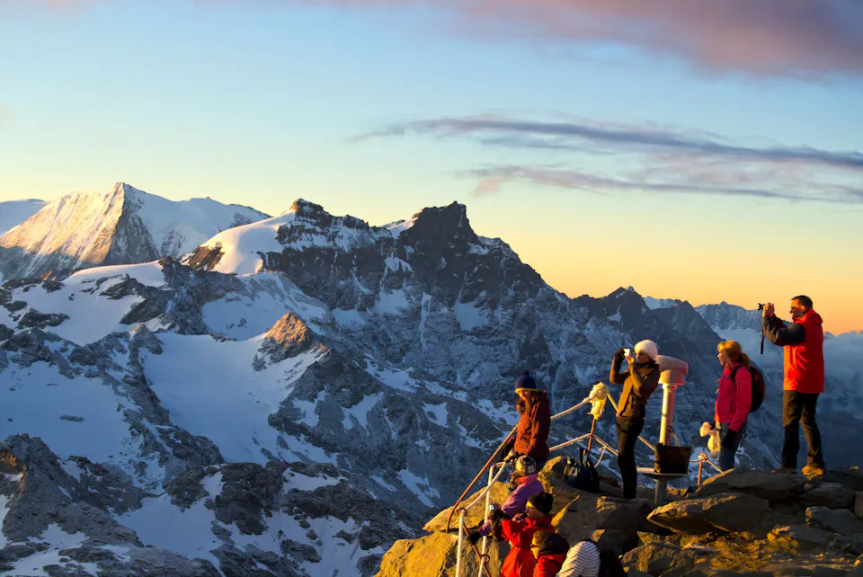 Verbier Sonnenaufgang Mont Fort