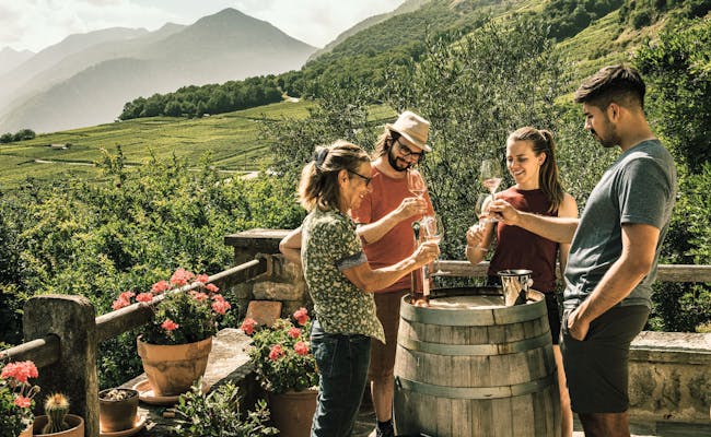 Visite guidée du vin (photo : Suisse Tourisme Christian Meixner)