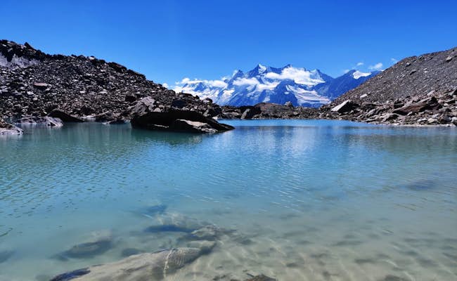 Lac de montagne en Valais (photo : Gabriela Keusch)