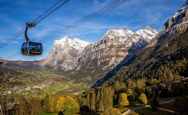 Eiger Express Grindelwald Wetterhorn Schreckhorn  (Foto: Jungfraubahnen)