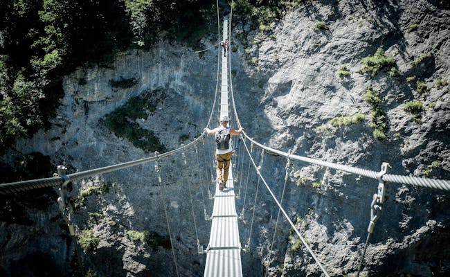 Nepal Bridge Gimmelwald (Photo: Jungfrau Region)
