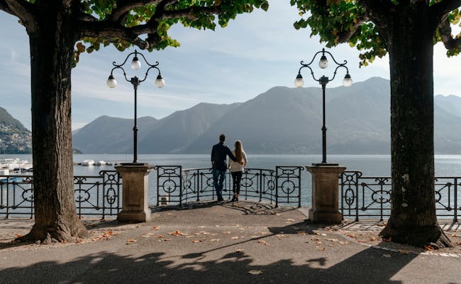 Lugano Promenade au bord du lac de Lugano (photo : Switzerland Tourism, Silvano Zeiter)