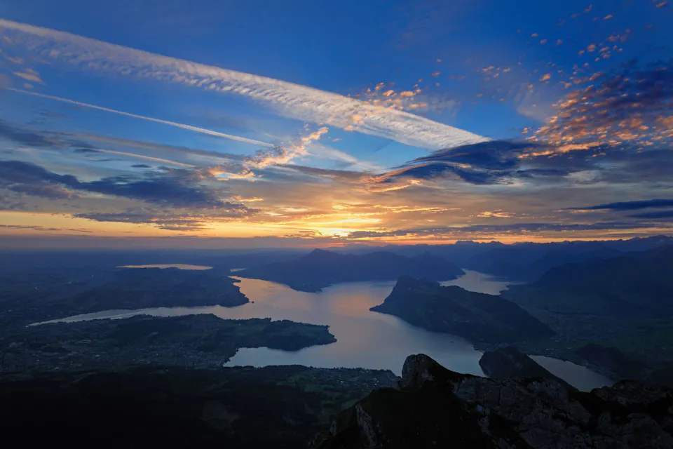 Pilatus Sonnenaufgang vom Esel