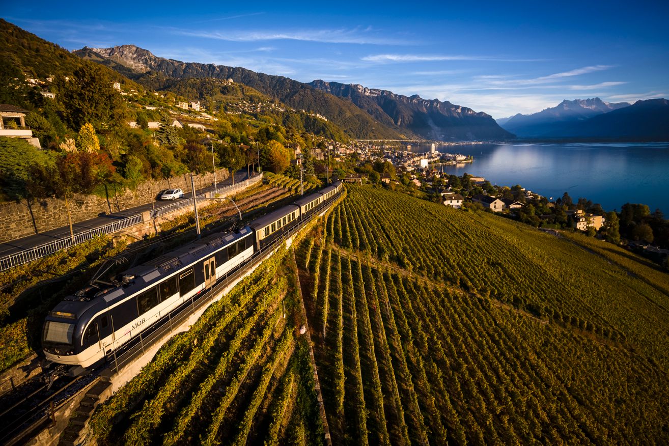 รถไฟช็อคโกแลต: การเดินทางที่น่าประทับใจผ่านไร่องุ่นริมทะเลสาบเจนีวา พร้อมวิวที่สวยงาม
