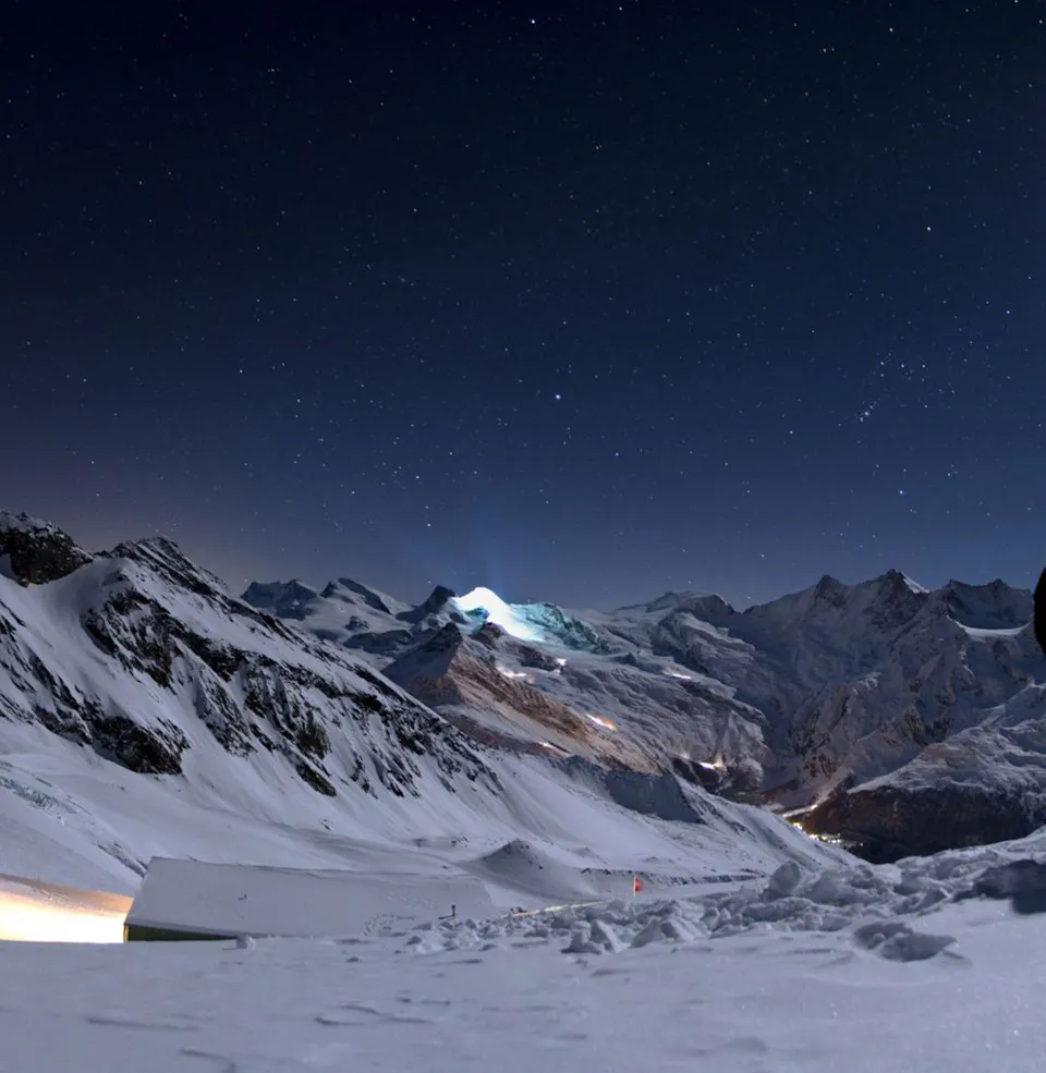 Nachtschlitteln Saas Fee