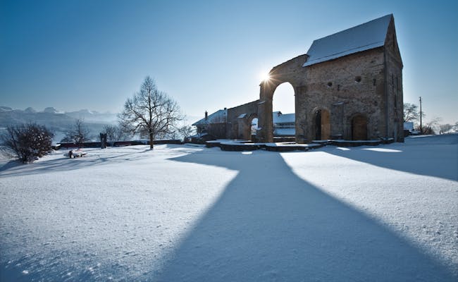 Ruines du monastère de Rüeggisberg (photo : Suisse Tourisme, Marcus Gyger)