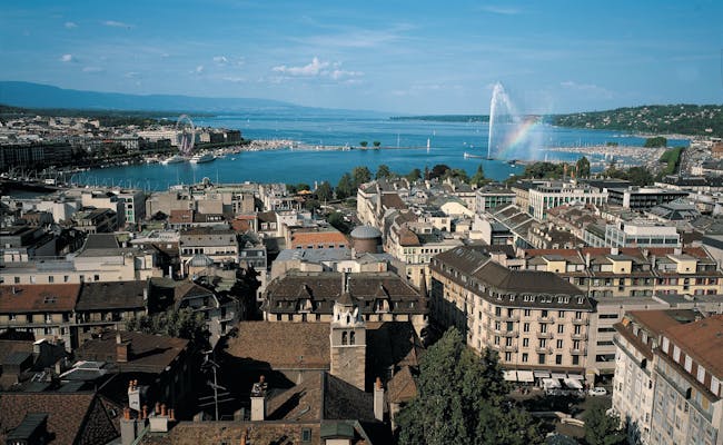 Ausblick über Genf (Foto: Schweiz Tourismus Stephan Engler)