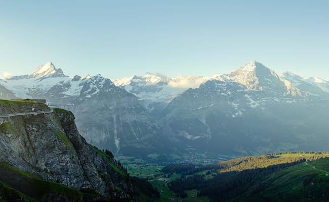 Vue depuis le First Cliff Walk by Tissot (photo : Suisse Tourisme)