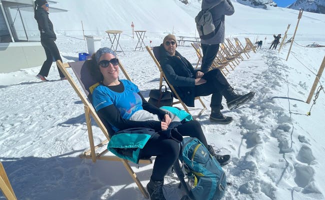 Sun protection is a must on the Jungfraujoch